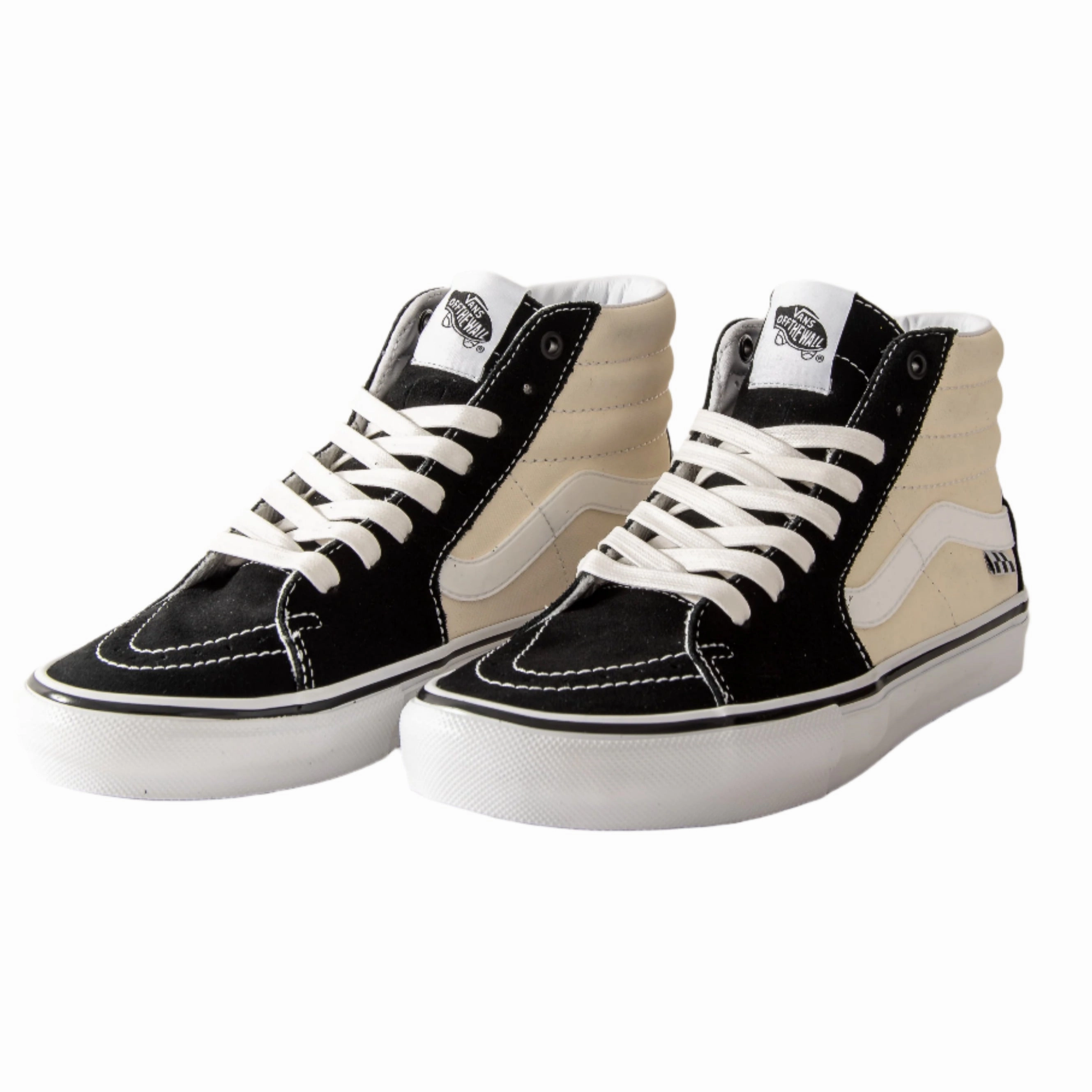 Vans - Skate Sk8-Hi (Black/Antique White)*SALE Hyper Elastic Frame