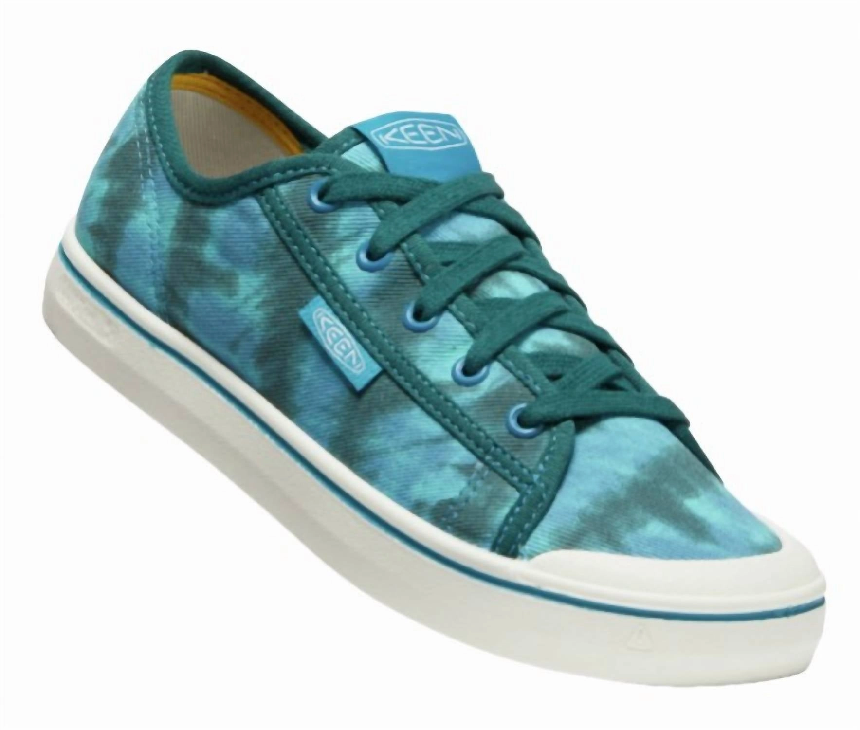 Shock Use Smart Choice Elsa Canvas Retro Sneaker In Sea Moss Tie Dye