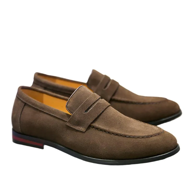 Nubuck - Casual Loafers for Men Premium Leather Everyday Footwear