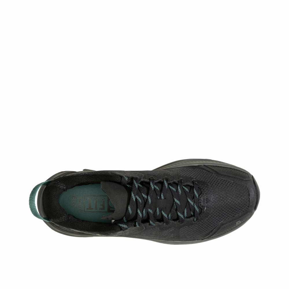 Comfort Cushion Oboz Women's Katabatic LT Low GTX Waterproof Hiker in Black Sea