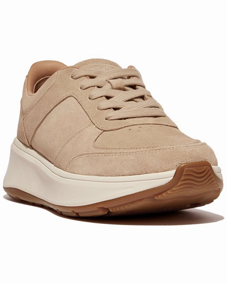 Comfortable Style Fitflop F-Mode Suede & Leather Sneaker