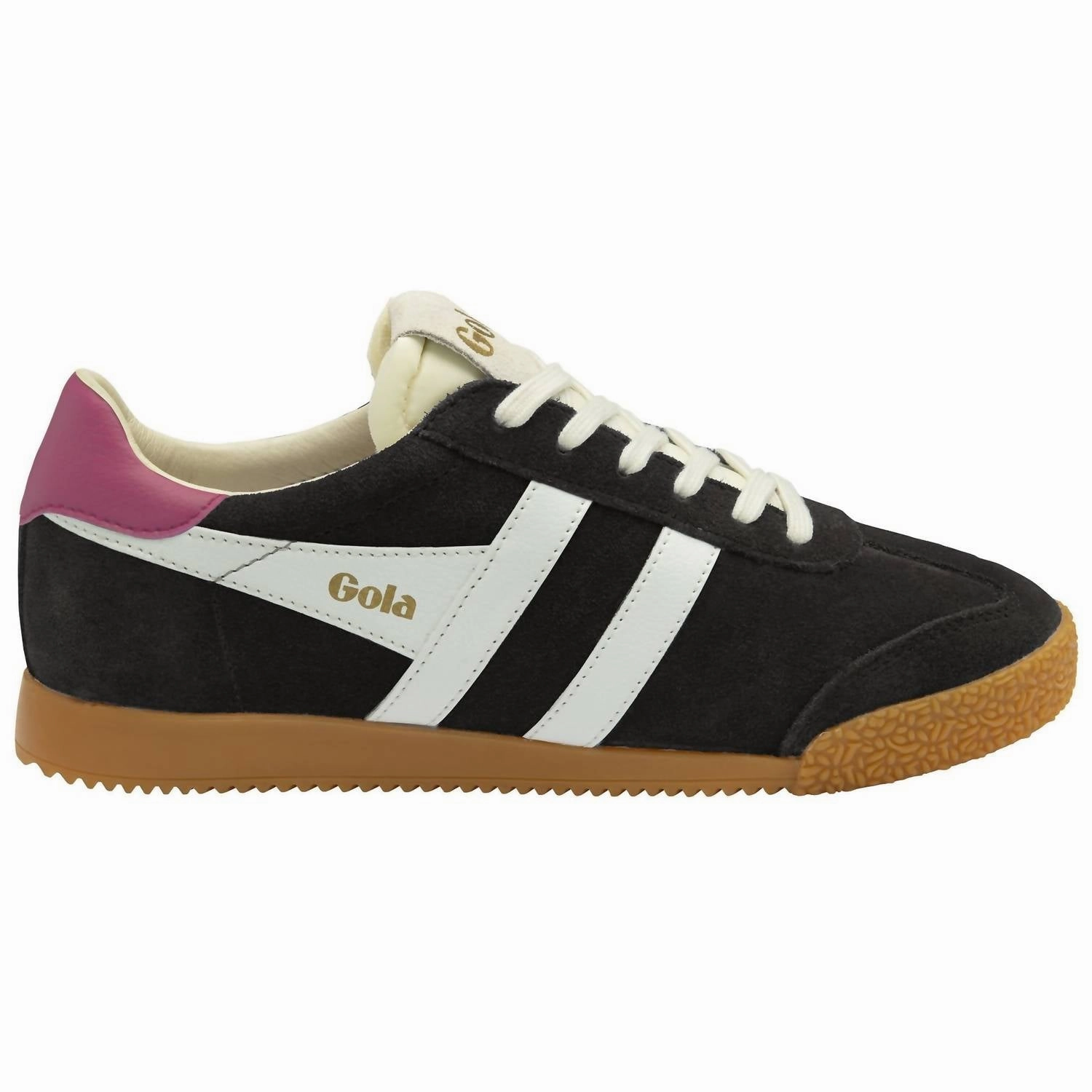 Women's Elan Sneakers In Black/off White/fuchsia Sneaker Innovation
