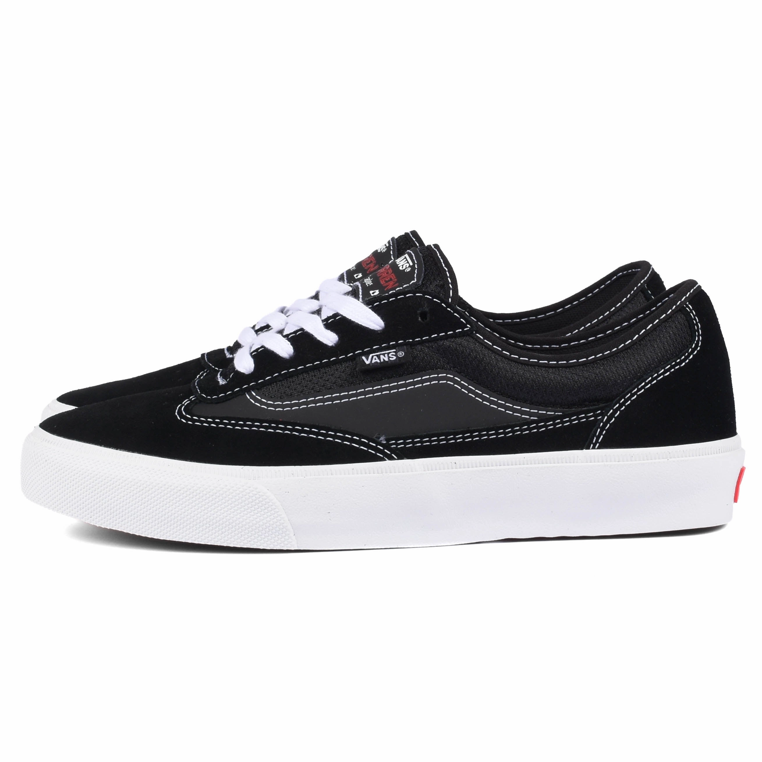 Breathable Insole Material color - black Vans - Curren Caples (Black/White)