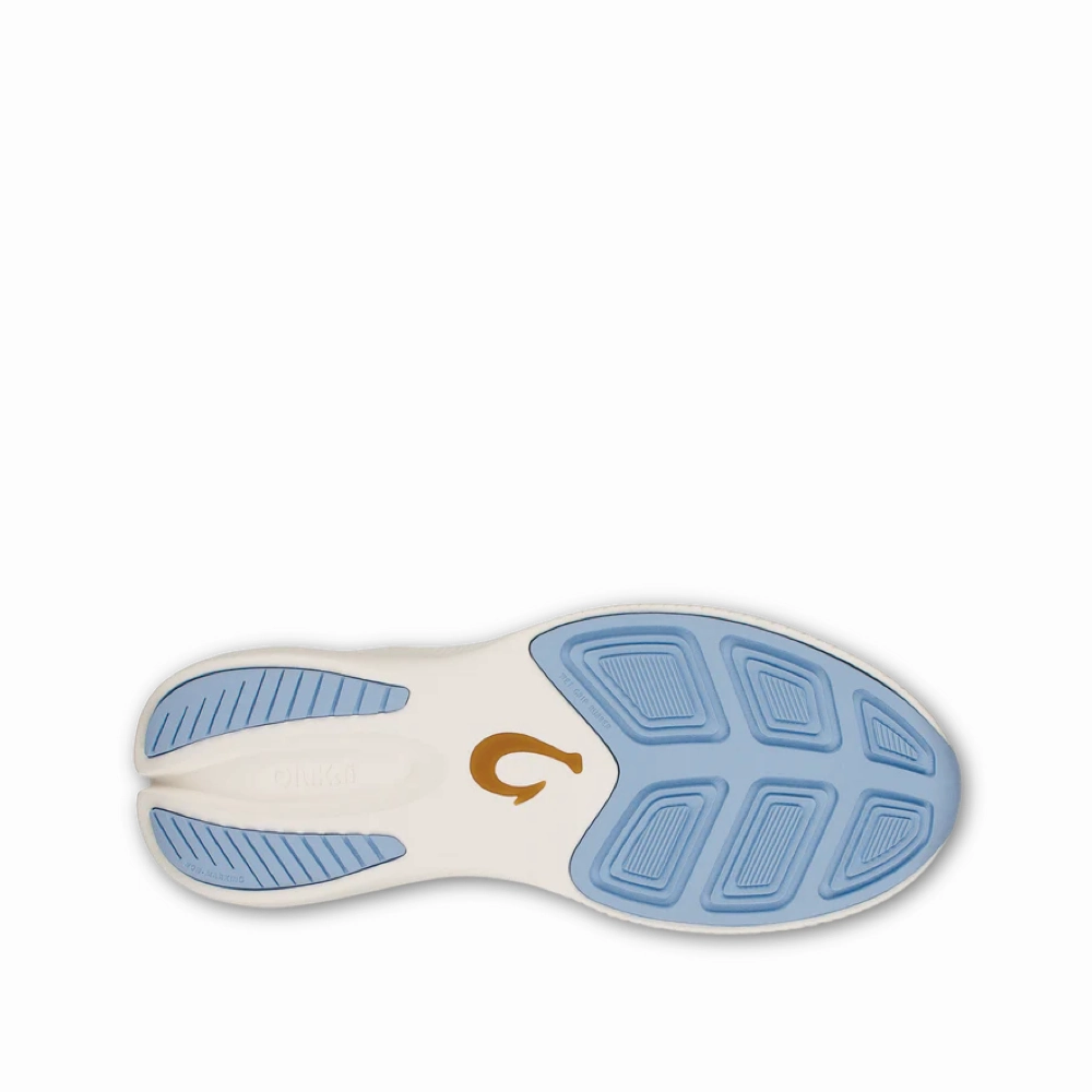 OluKai Women's Island Hopper Mesh Sneaker in Lava Rock Black Abrasion Resistant Fabric