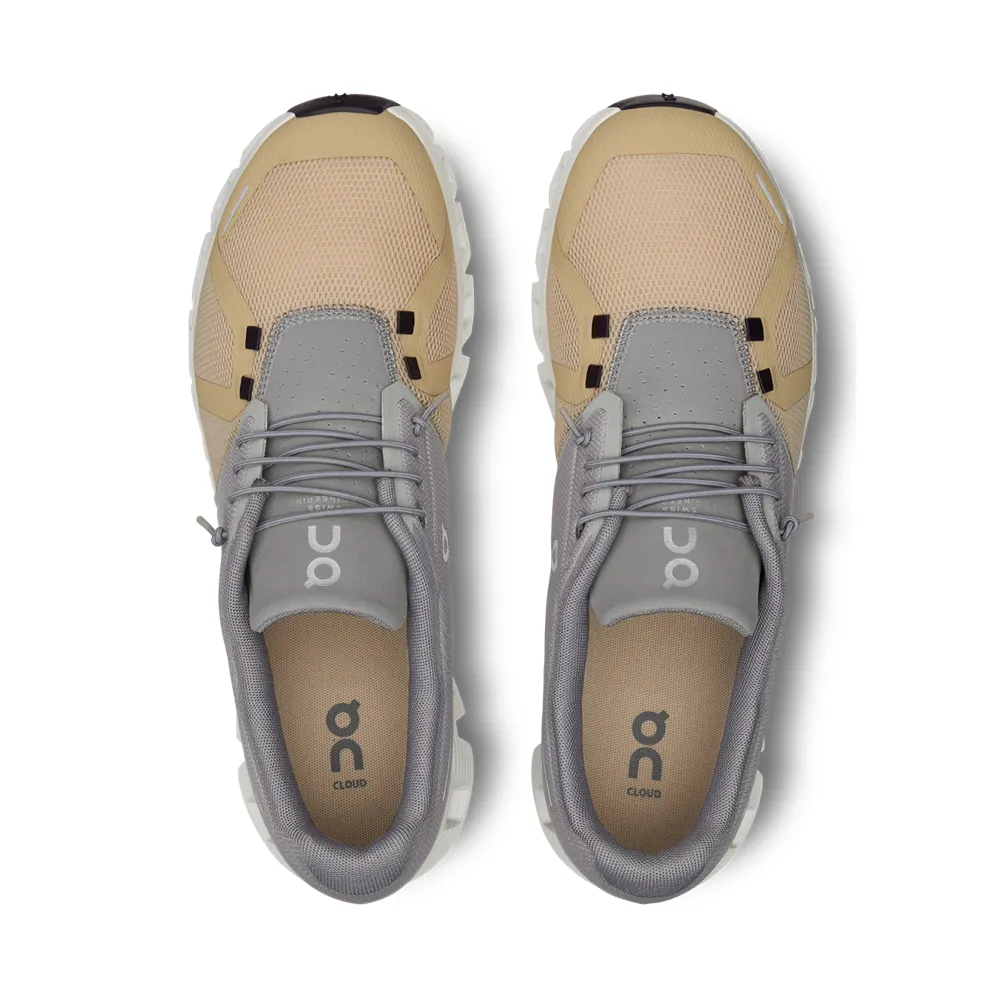 Foot alignment Walk Free On Men's Cloud 5 Sneaker in Fog/Savannah