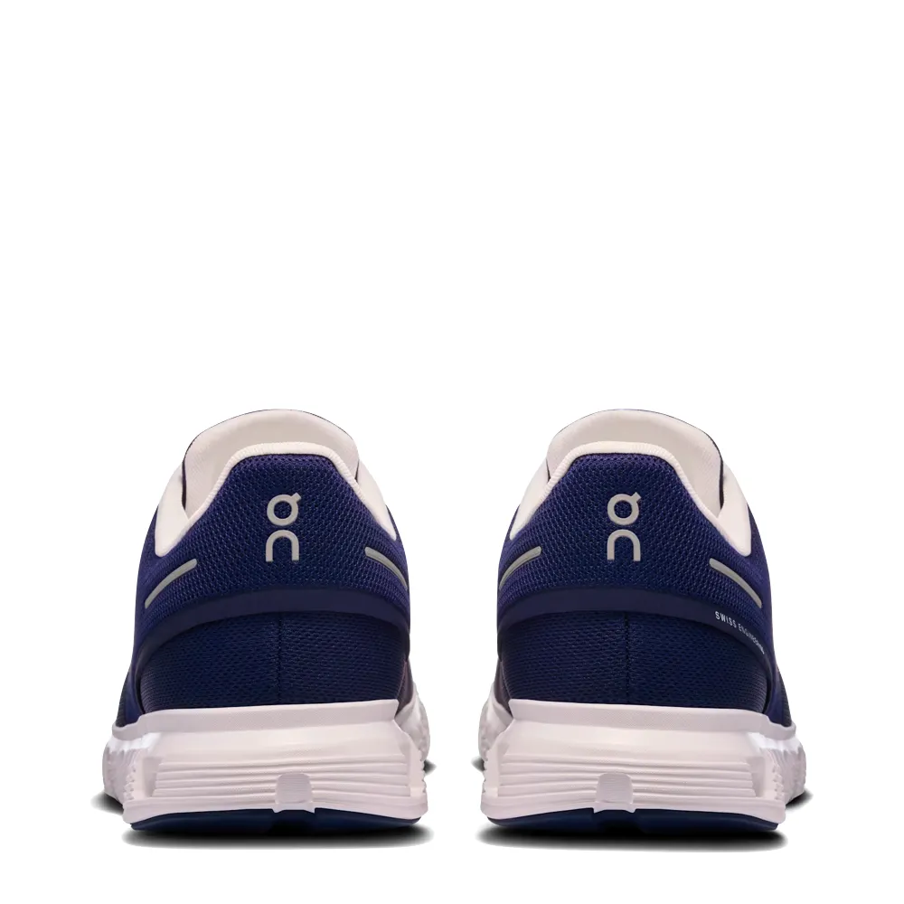 On Men's Cloud 6 Sneaker in Midnight/White Run Club