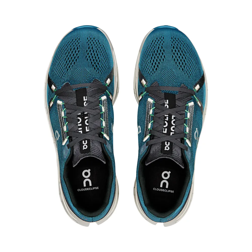 On Men's Cloudeclipse Sneaker in Niagara/Ivory Sand Step