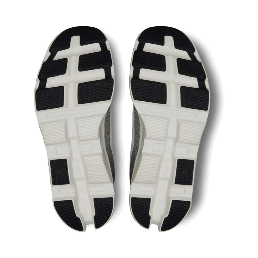 On Men's Cloudmonster 2 Sneaker in White/Frost slim fit Dribble Step