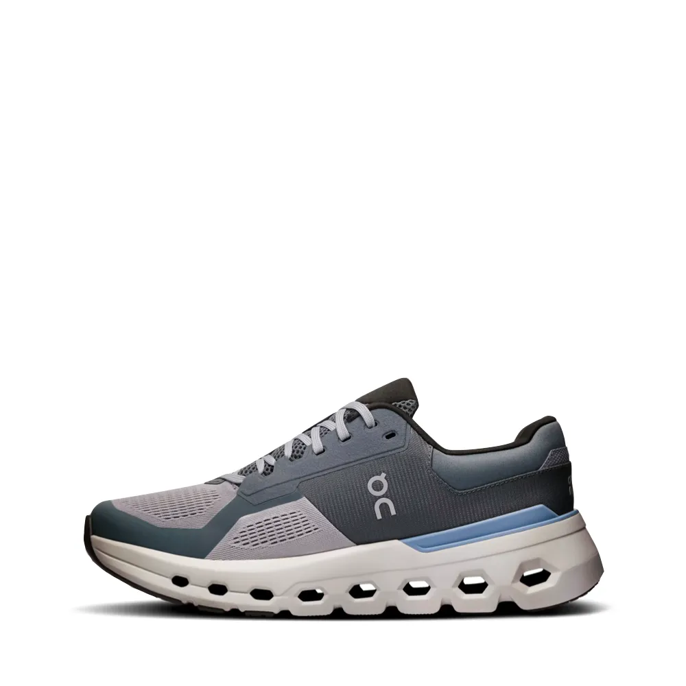 On Men's Cloudrunner 2 Sneaker in Alloy/Chambray Versatile Footwear