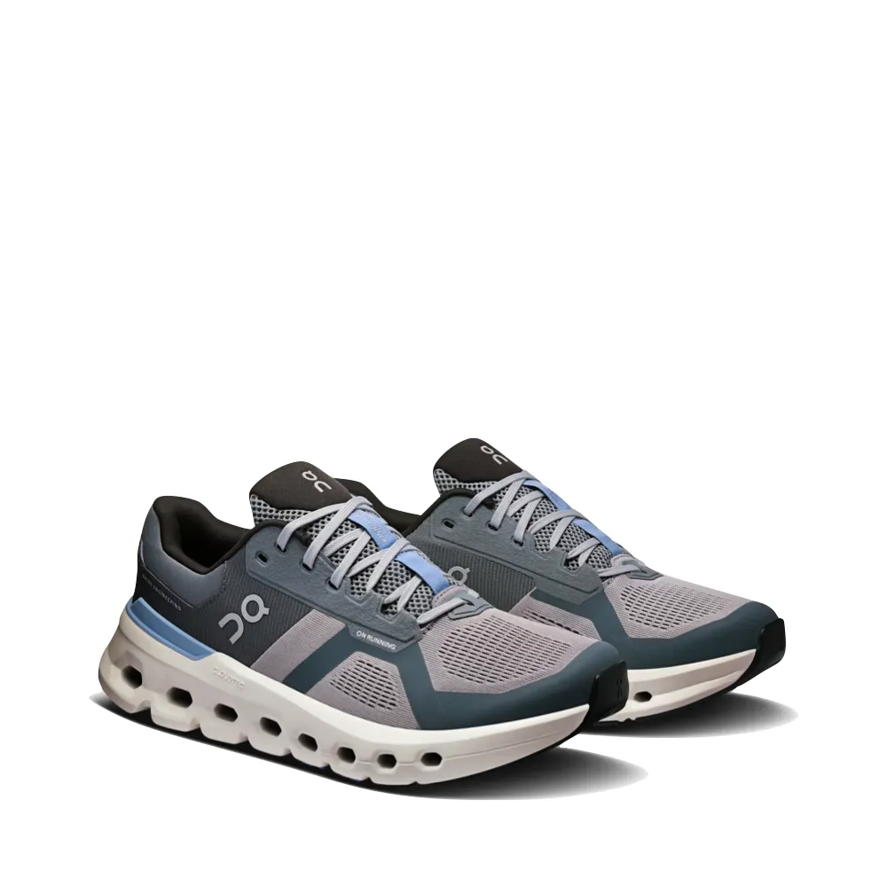 Simple Build On Men's Cloudrunner 2 Sneaker in Alloy/Chambray