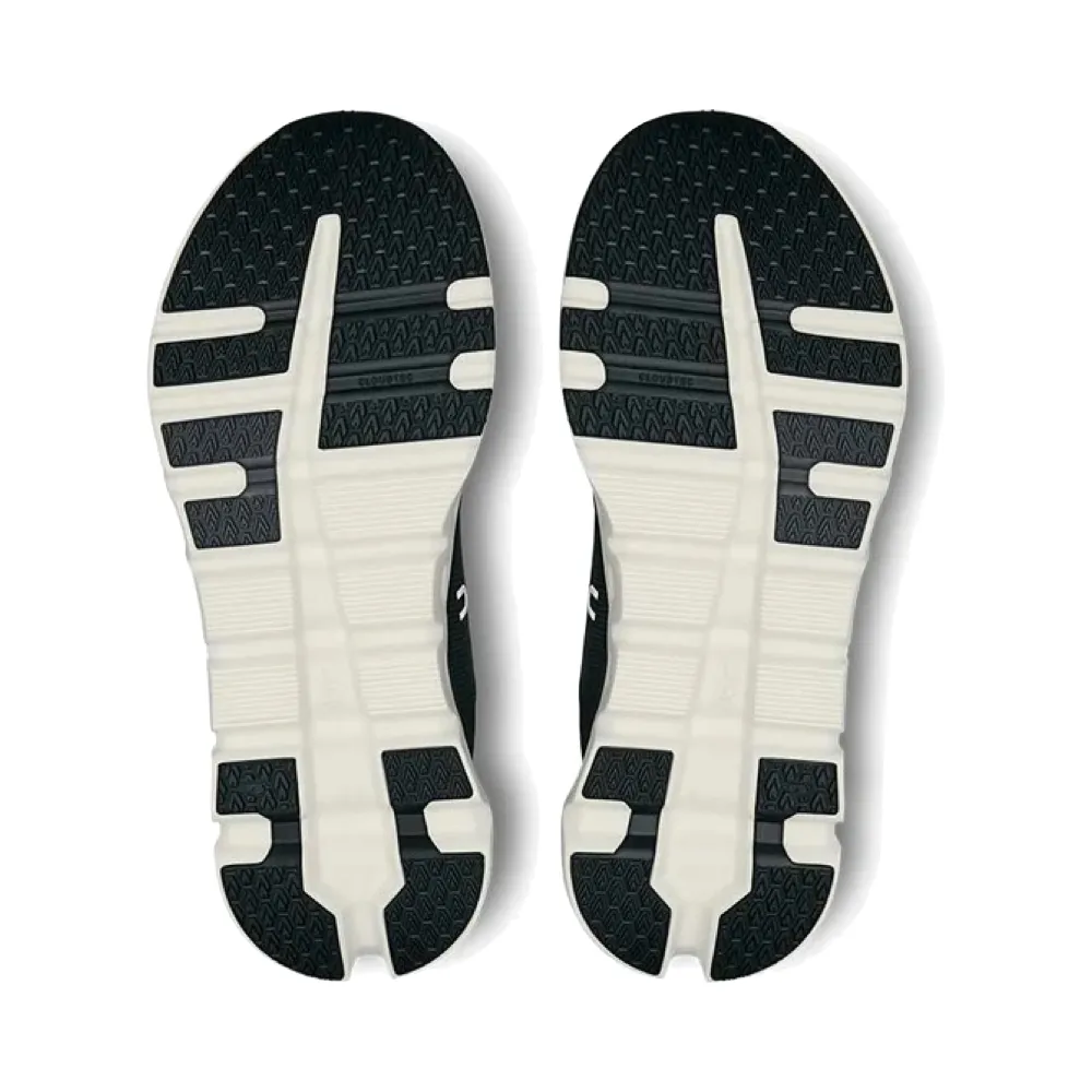 On Men's Cloudrunner 2 WIDE Width Sneaker in Eclipse/Black Minimal Build Easy Going