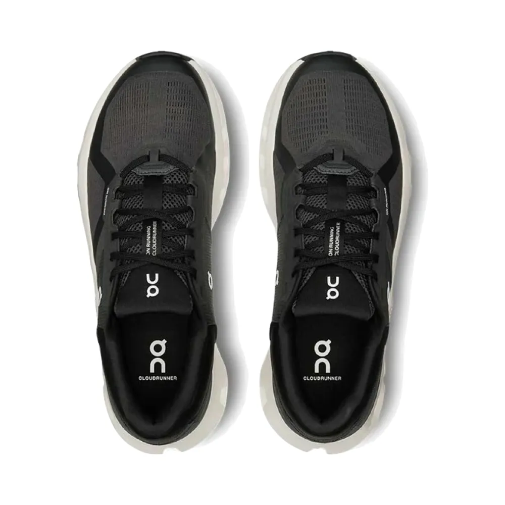 On Men's Cloudrunner 2 WIDE Width Sneaker in Eclipse/Black Bridge Path