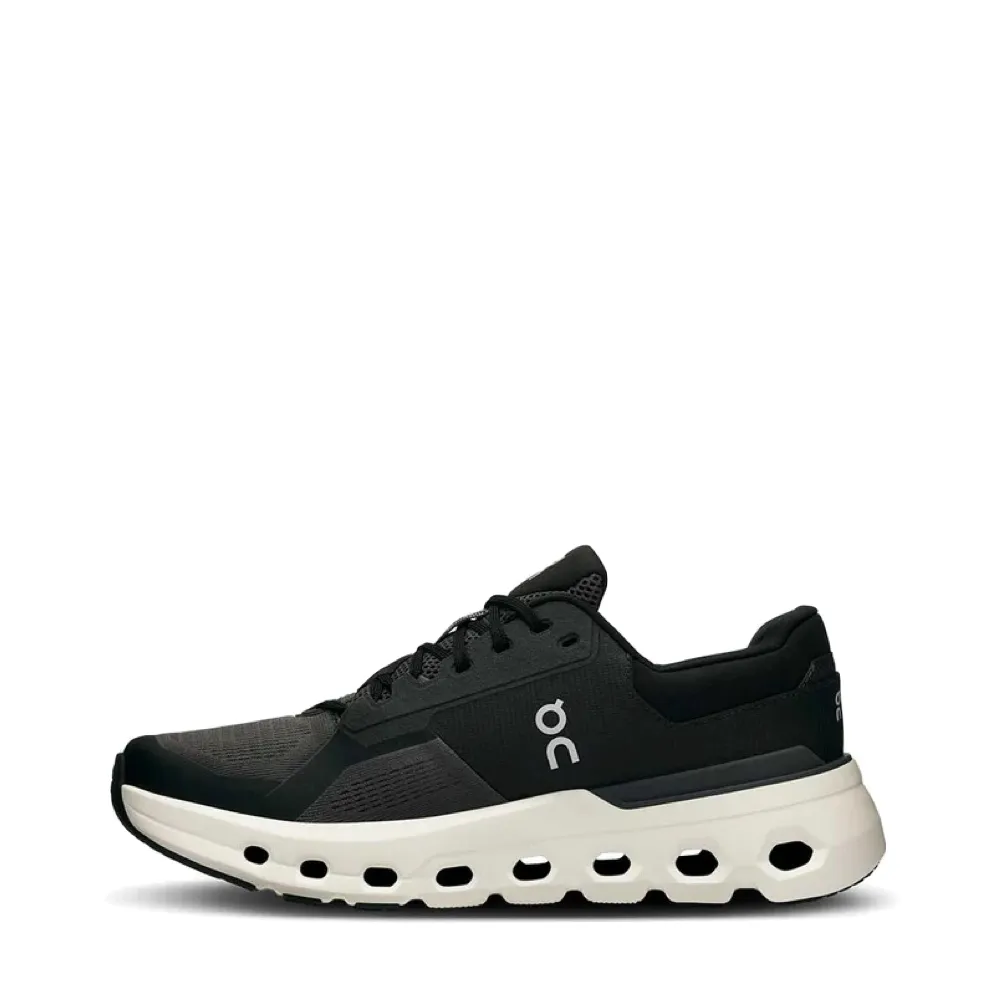 On Men's Cloudrunner 2 WIDE Width Sneaker in Eclipse/Black Stitch Free