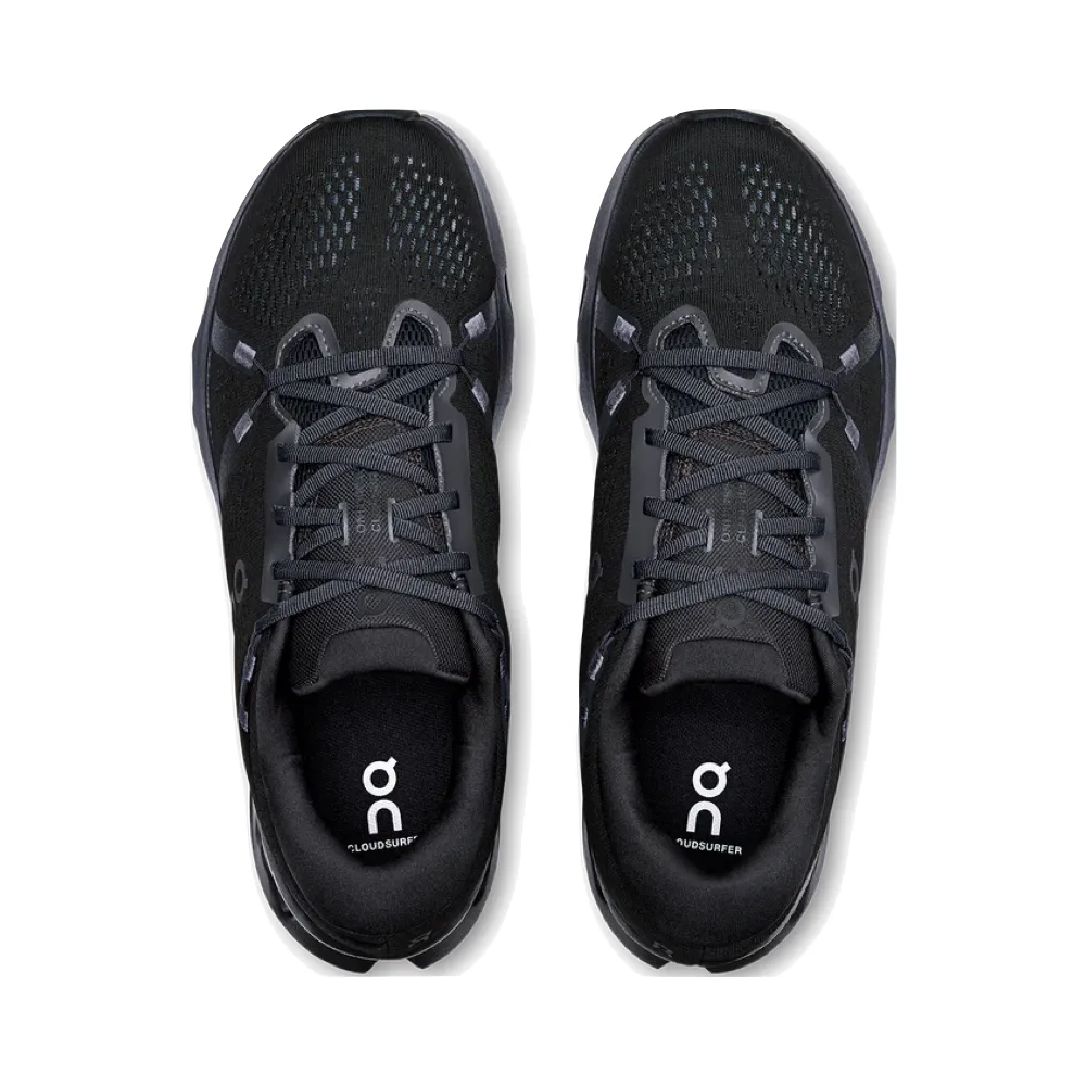 Style Choice comfort features On Men's Cloudsurfer 2 Sneaker in Black/Black