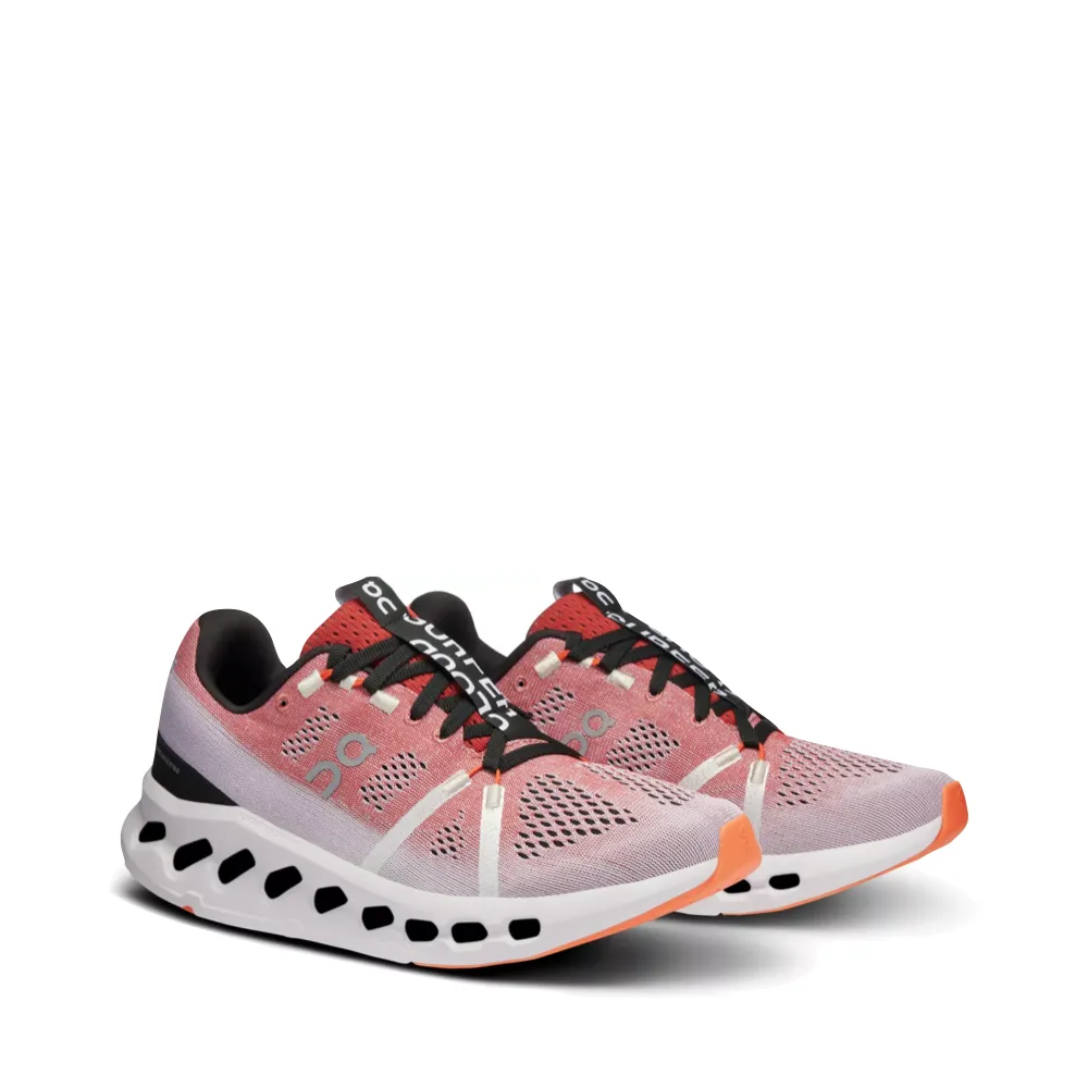 Lace Up Style On Men's Cloudsurfer Running Sneaker in Auburn/Frost