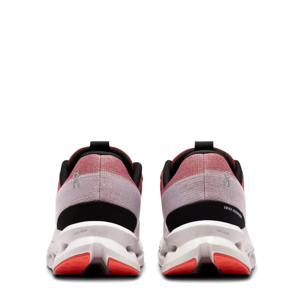 On Men's Cloudsurfer Running Sneaker in Auburn/Frost Work Look Quick Step