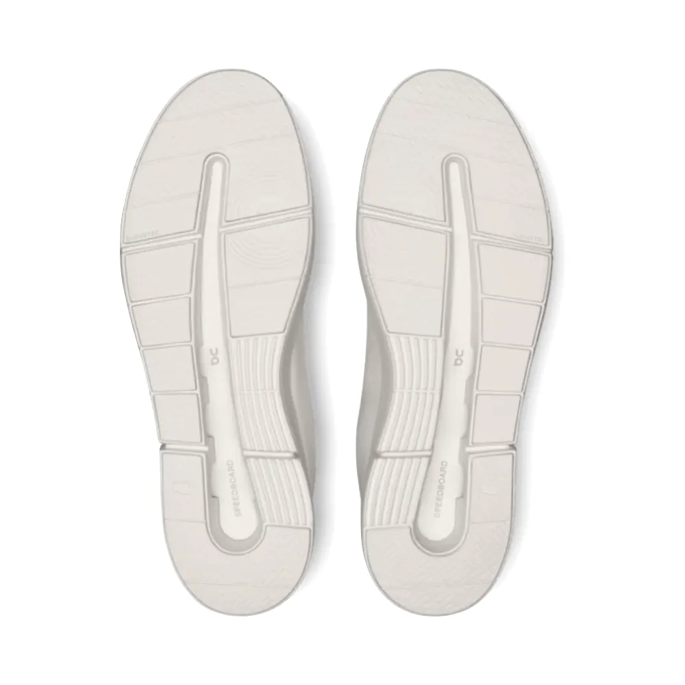 On Men's THE ROGER Advantage Sneaker in All White Every Moment Active Design