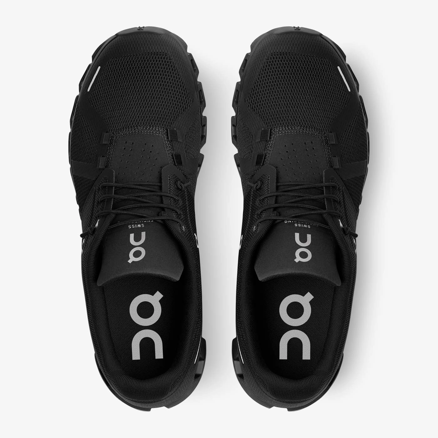 On Running Men's Cloud 5 Shoes - All Black running in a 5K shoes