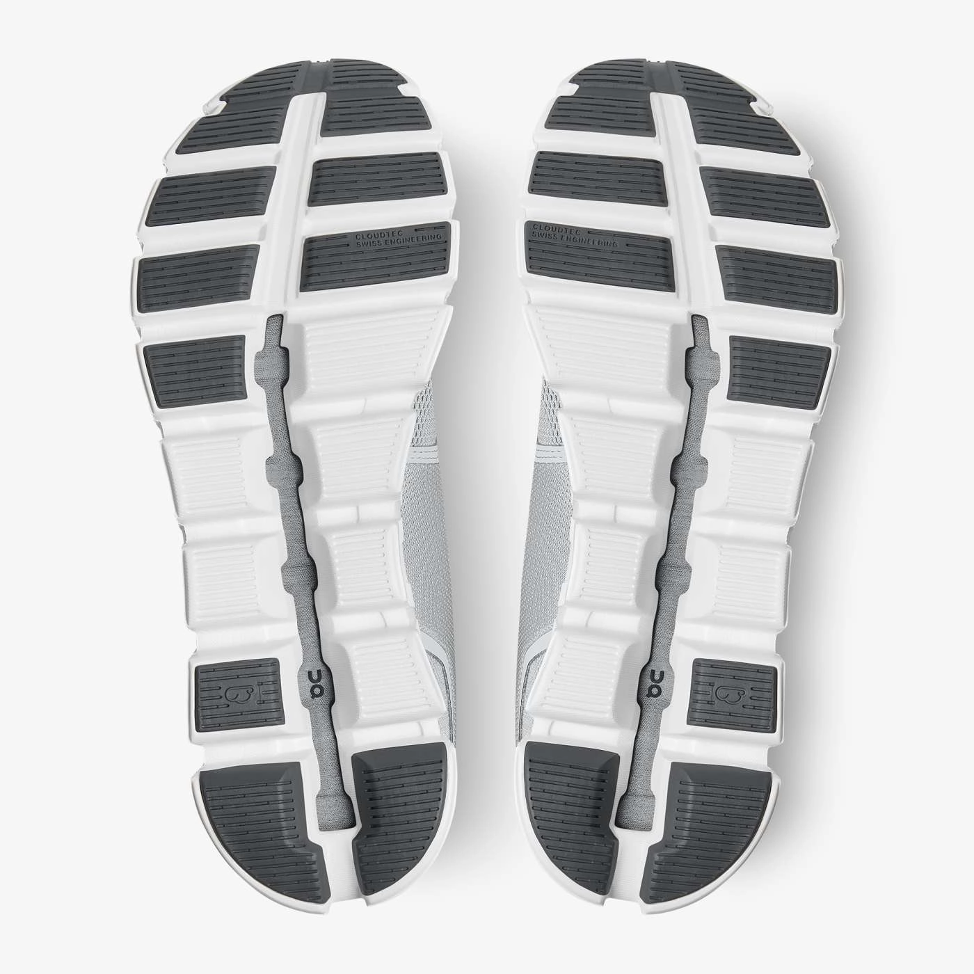 On Running Men's Cloud 5 Shoes - Glacier / White elastic - lacing running shoes