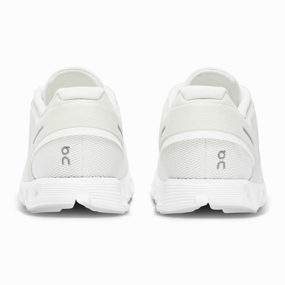 On Running Men's Cloud 5 Shoes - Undyed White / White Cross Routine