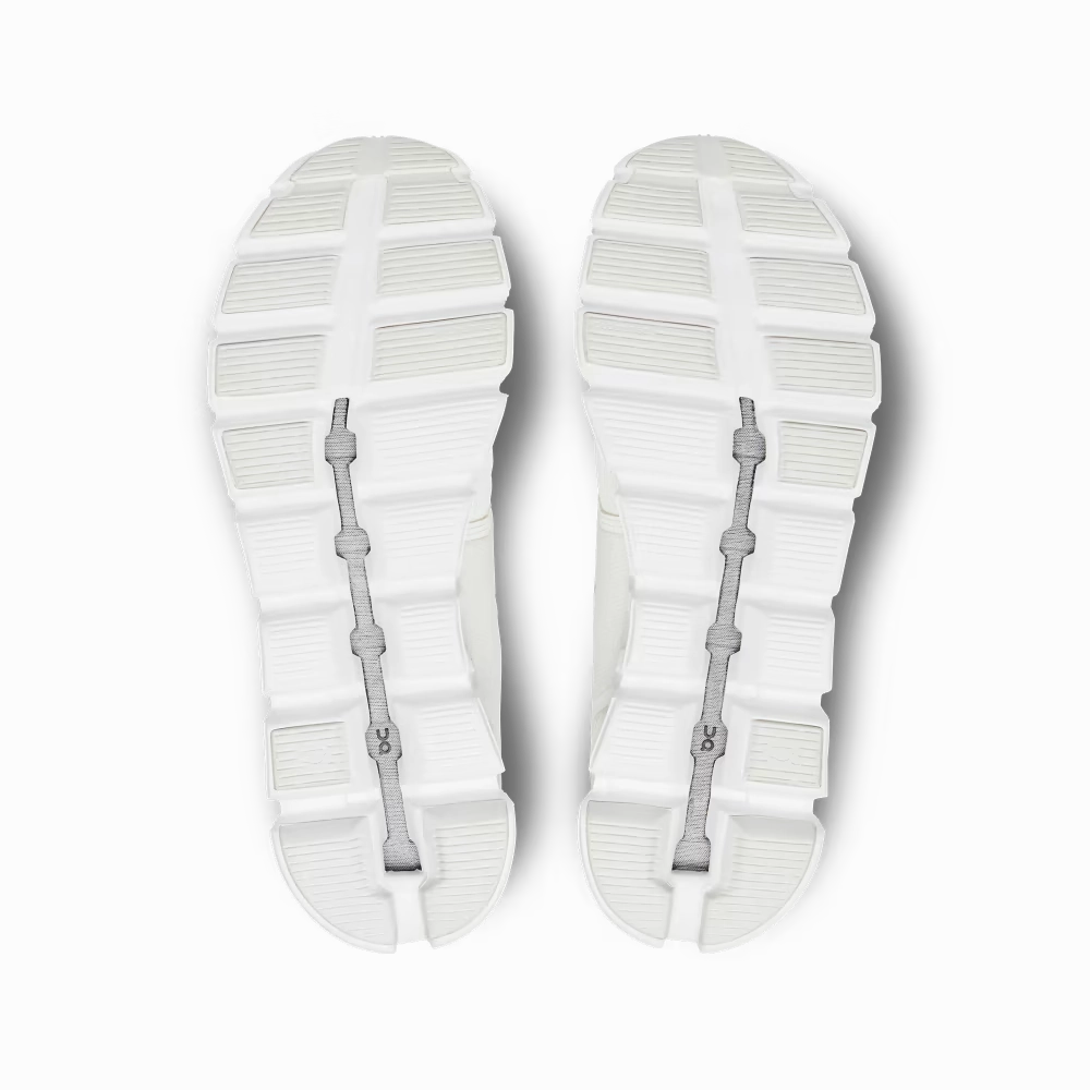 On Running Men's Cloud 5 Shoes - Undyed White / White EVA - midsole