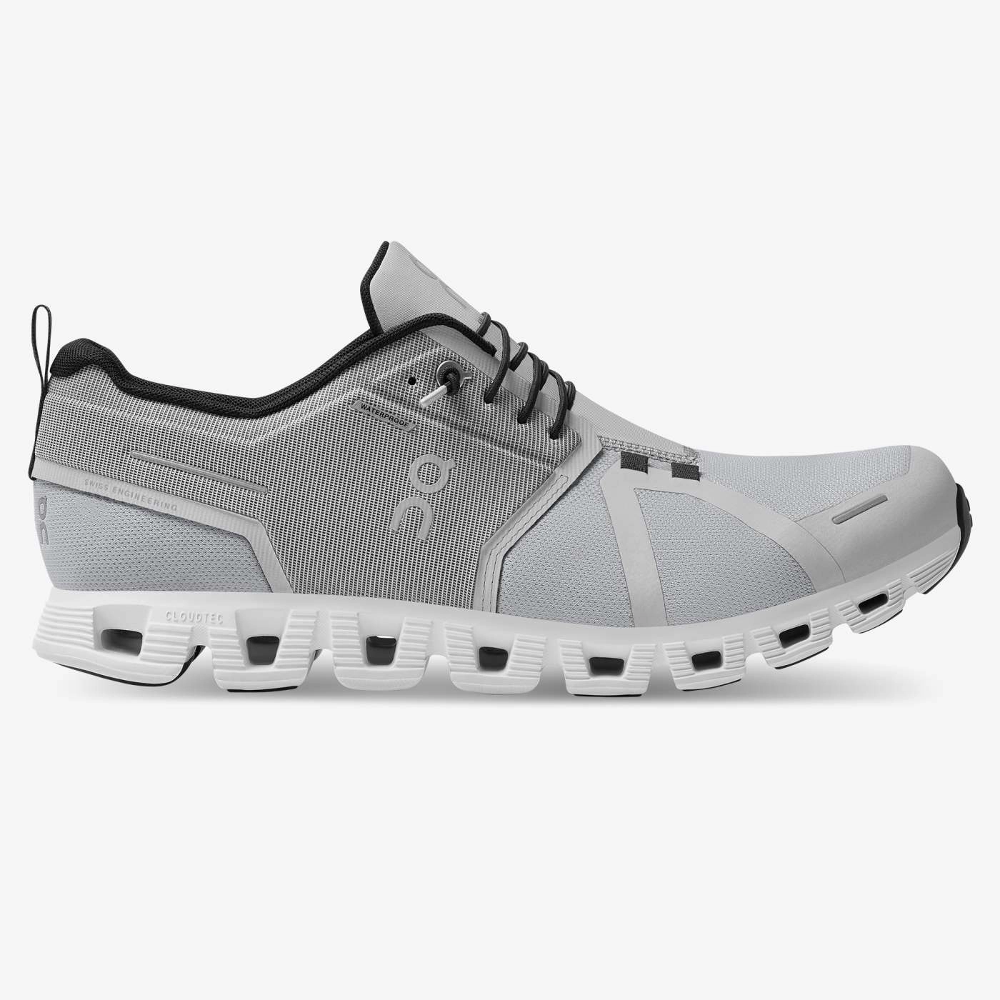 On Running Men's Cloud 5 Waterproof Shoes - Glacier / White taekwondo shoes wide widths