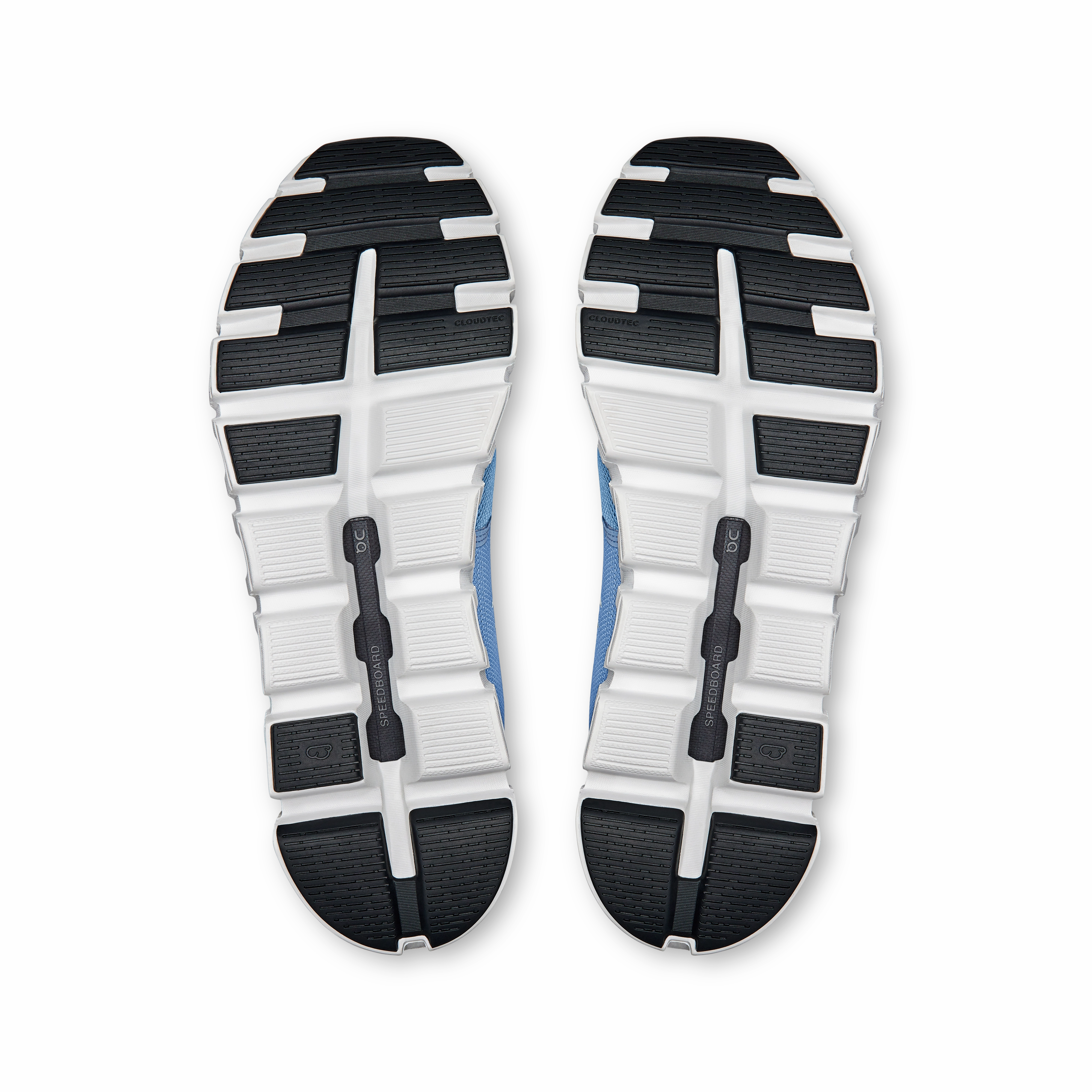 All-Terrain Flexibility On Running Men's Cloud 6 Shoes - Chambray / White