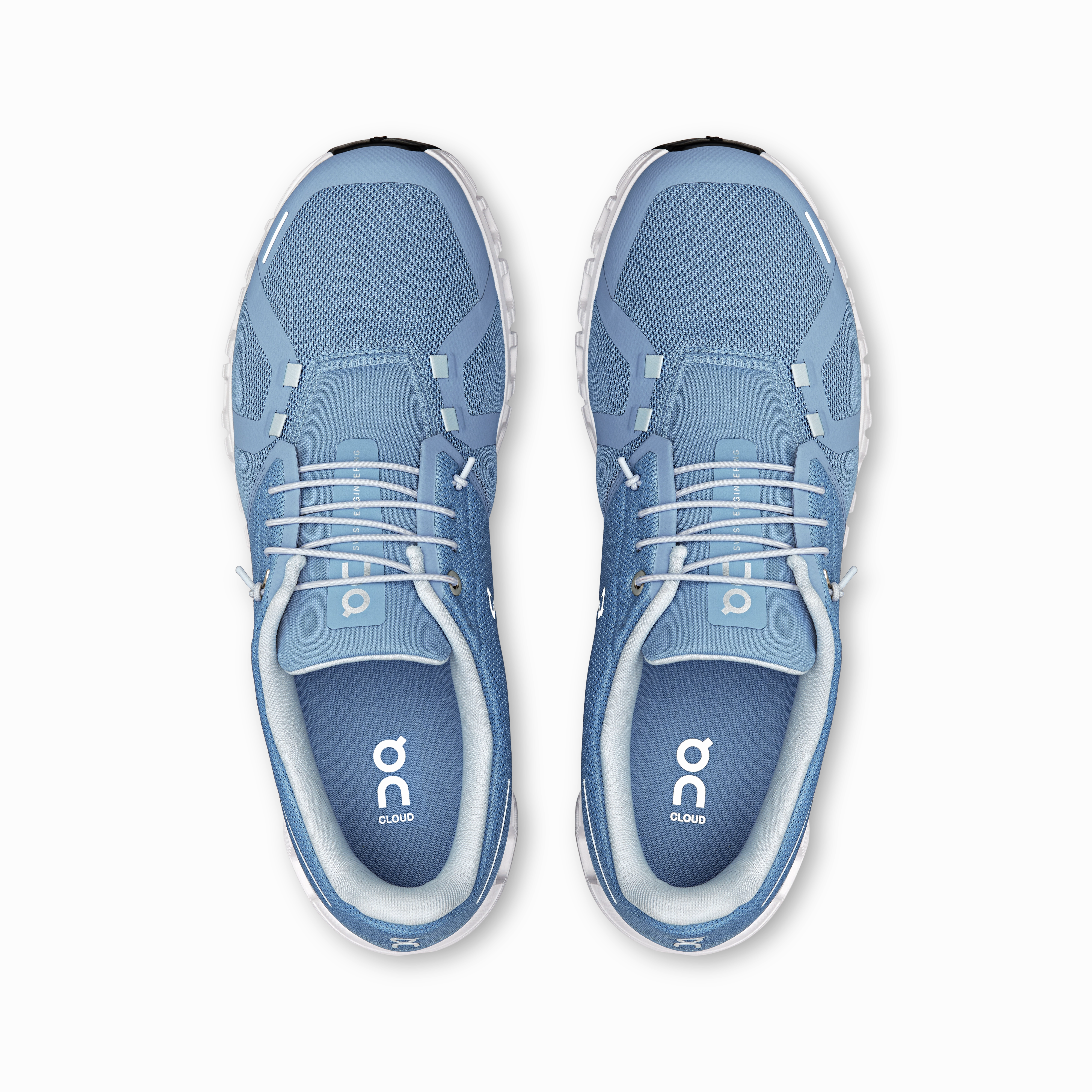On Running Men's Cloud 6 Shoes - Chambray / White Recommended Soft Collar Padding