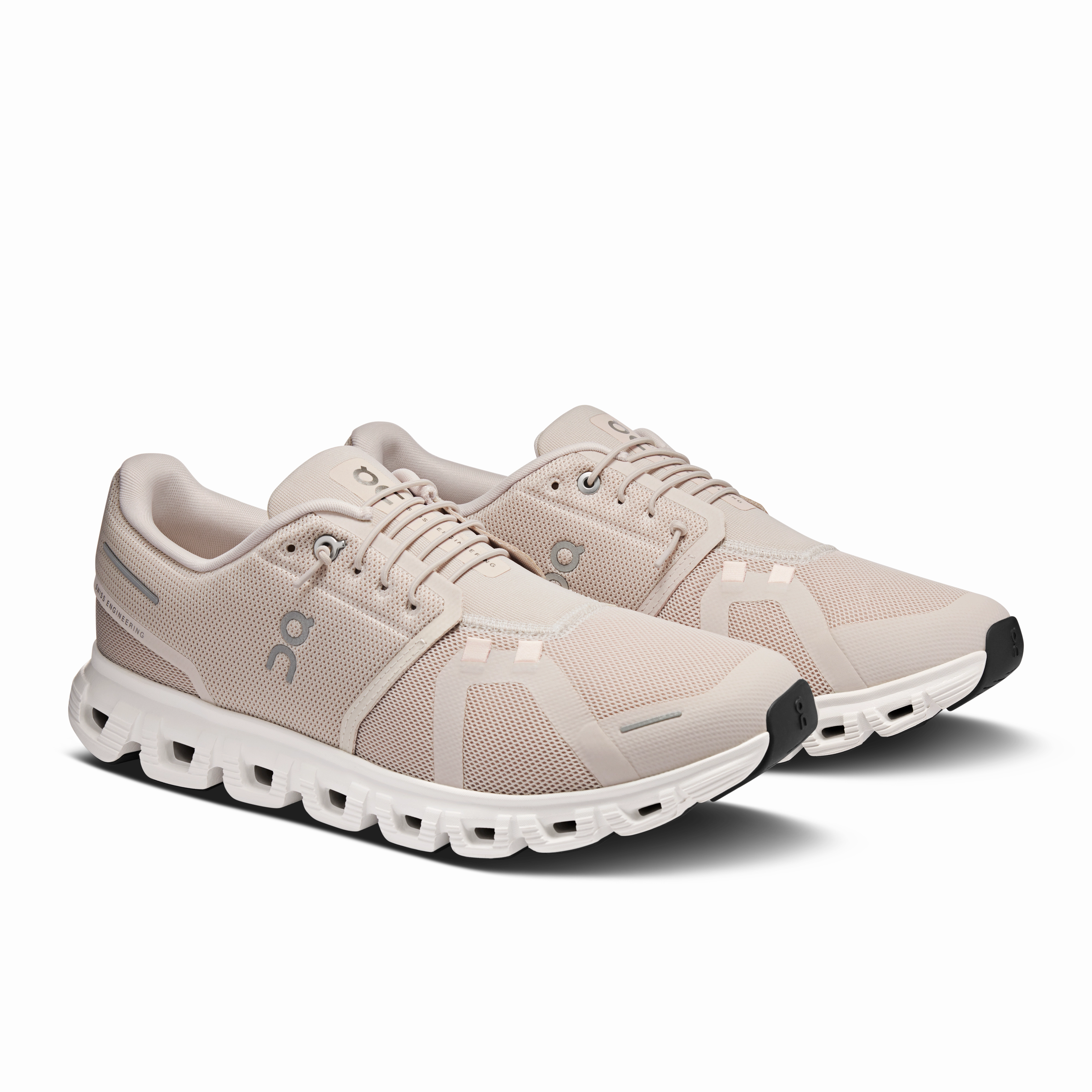 On Running Men's Cloud 6 Shoes - Pearl / White running with a whistle running shoes for unisex youth