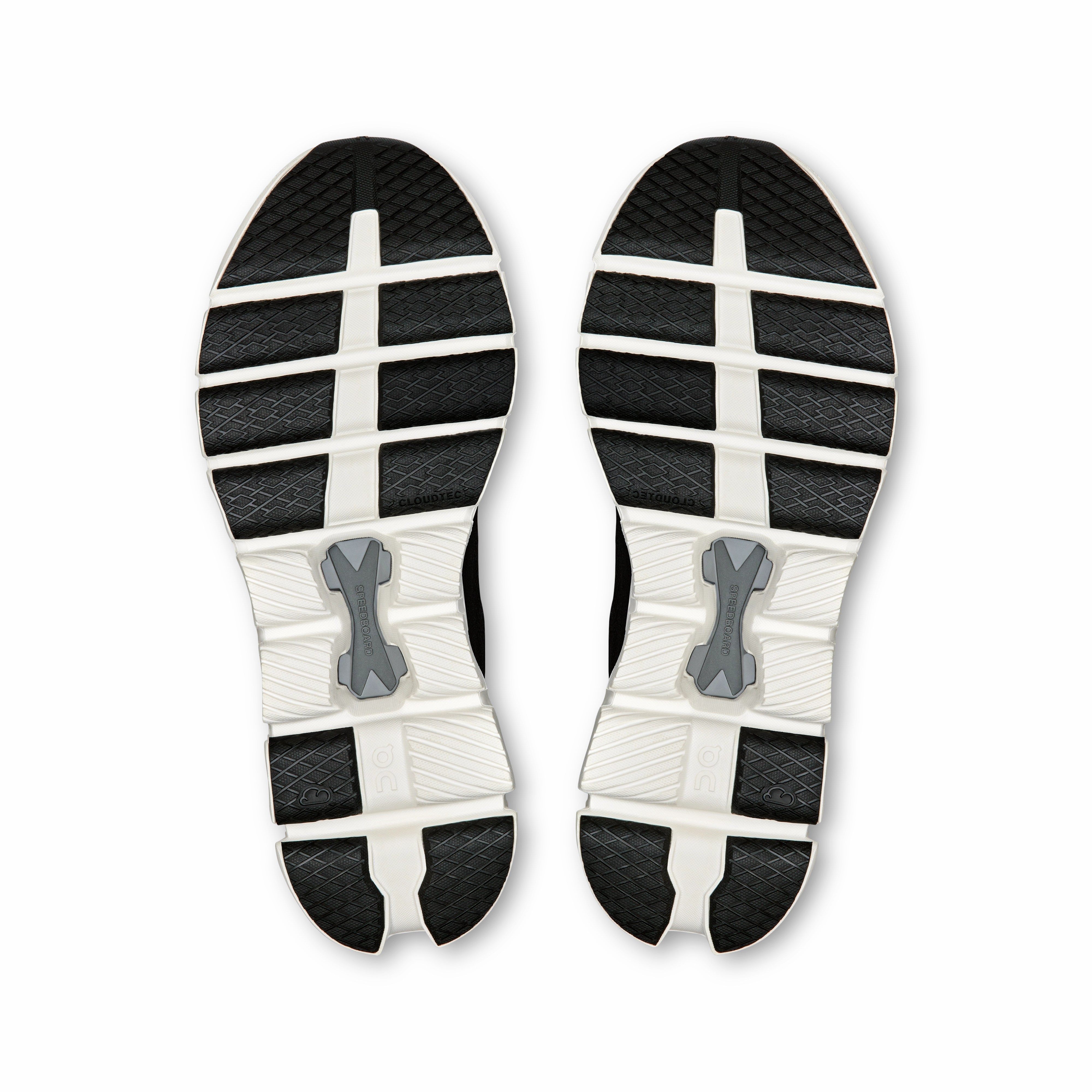 On Running Men's Cloud X 4 Ad Shoes - Black / Asphalt Coordination hard sole