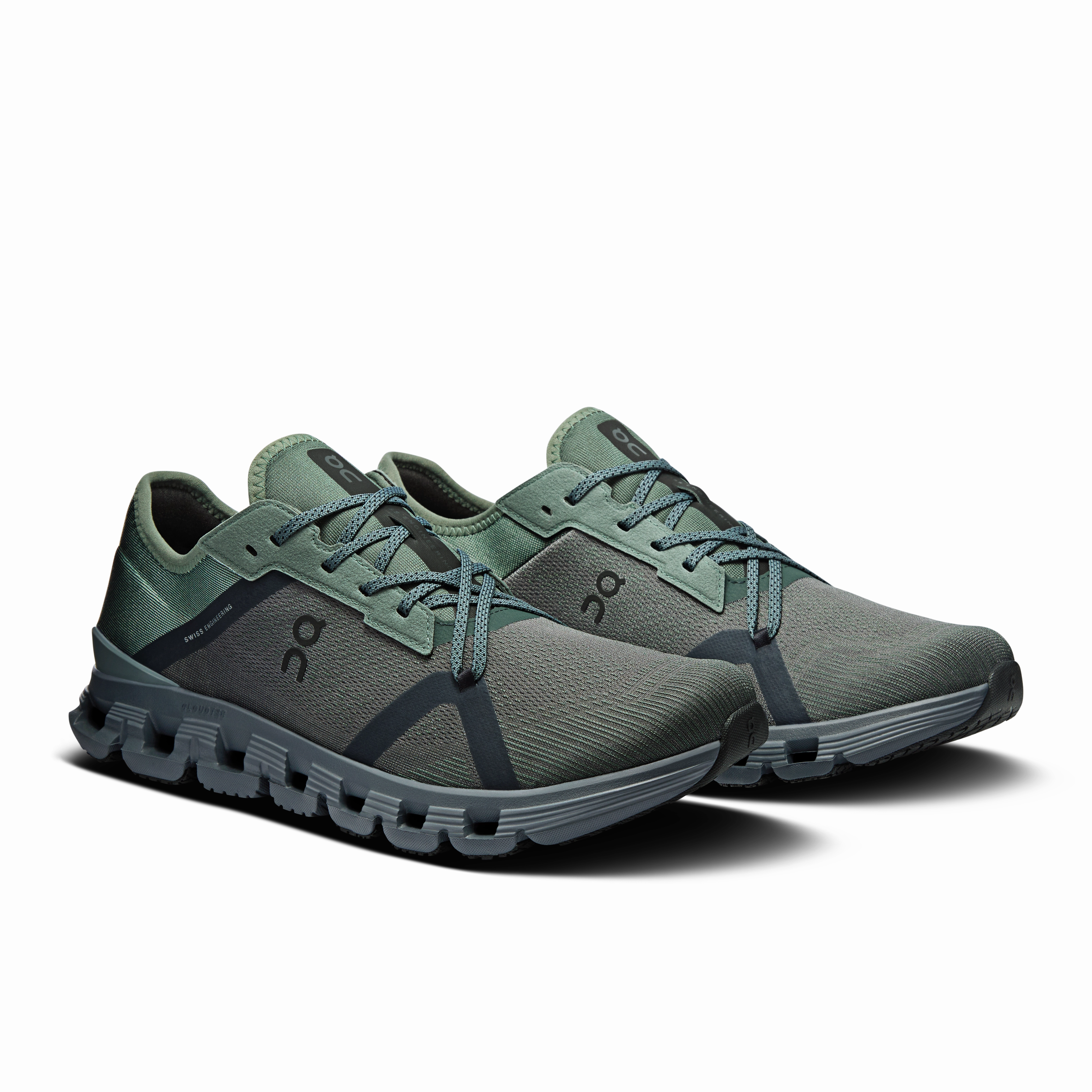 On Running Men's Cloud X 4 Ad Shoes - Olive / Stone ideal - running