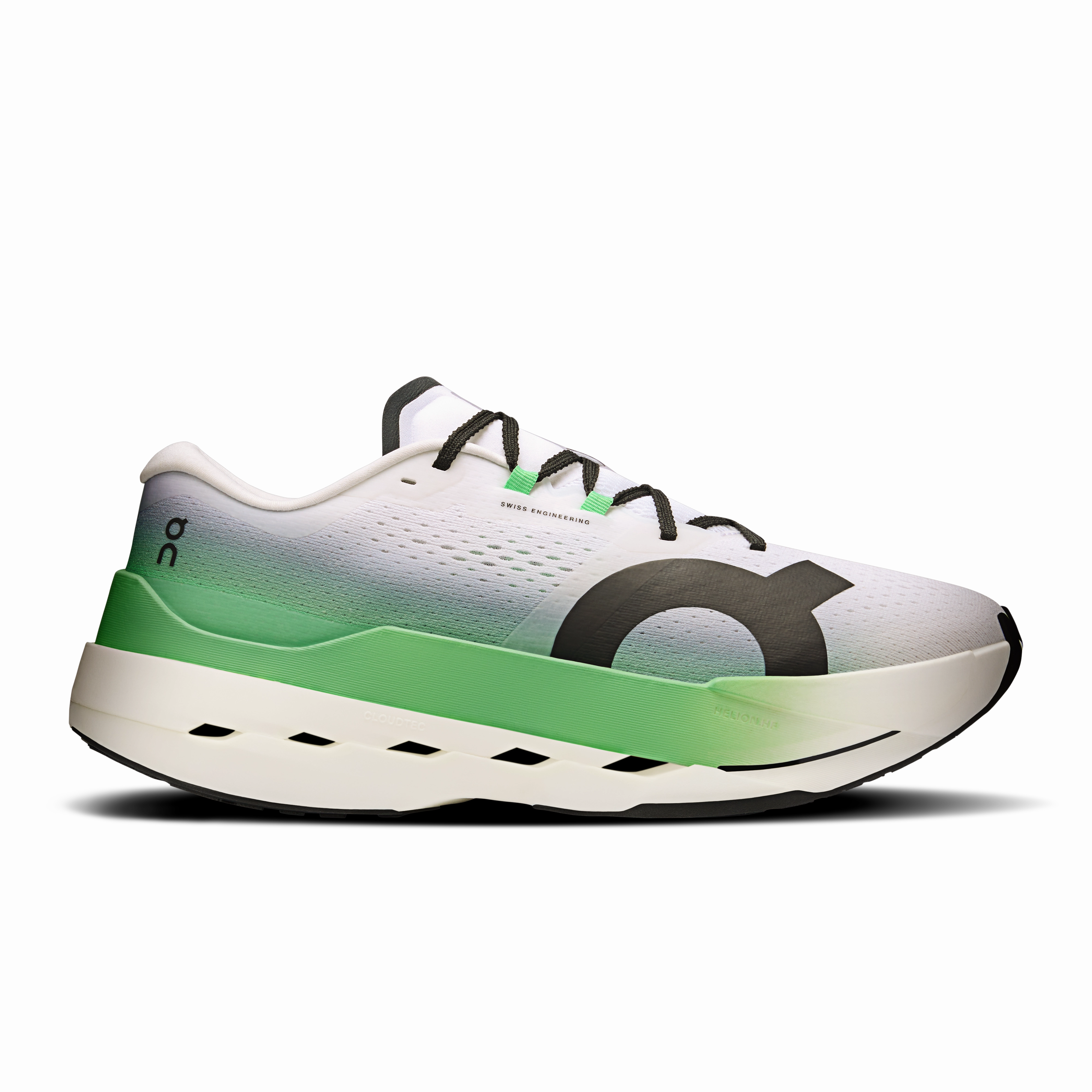 On Running Men's Cloudboom Max Shoes - Honeydrew / Lilac Activity - tracker - enabled leg strength