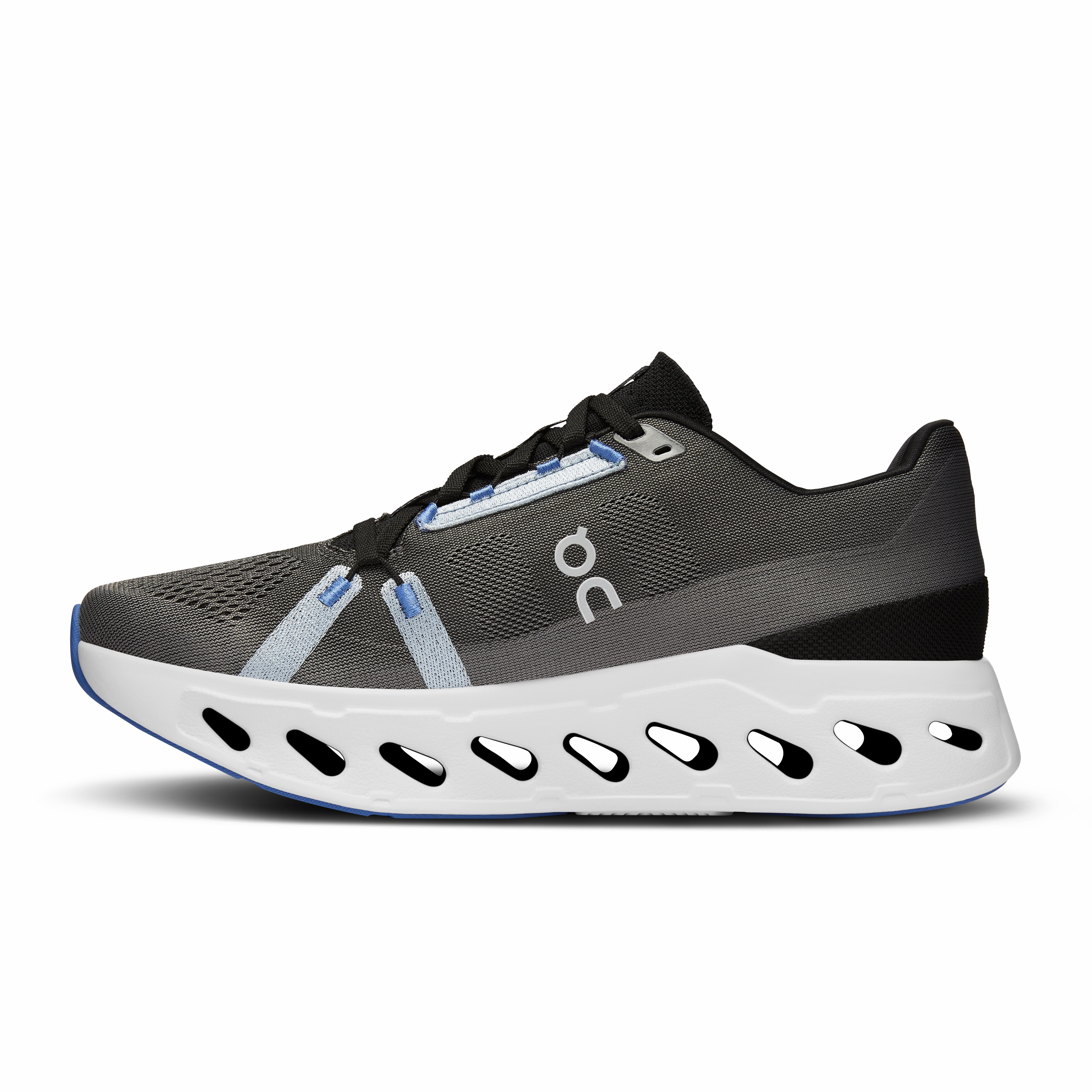 On Running Men's Cloudeclipse Shoes - Black / Frost Ventilated Airflow Design