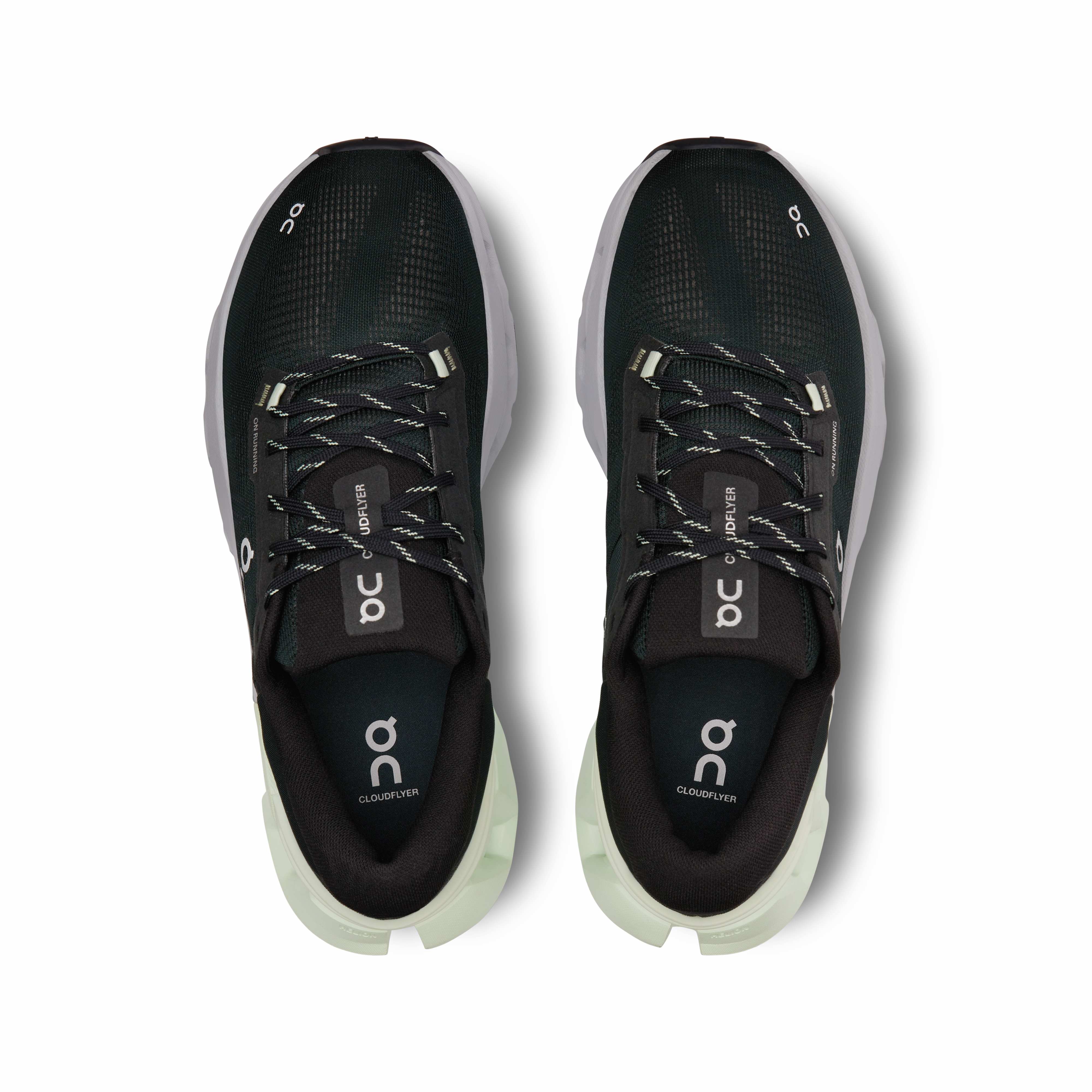 On Running Men's Cloudflyer 5 Shoes - Jungle / Lima Responsive Rebound