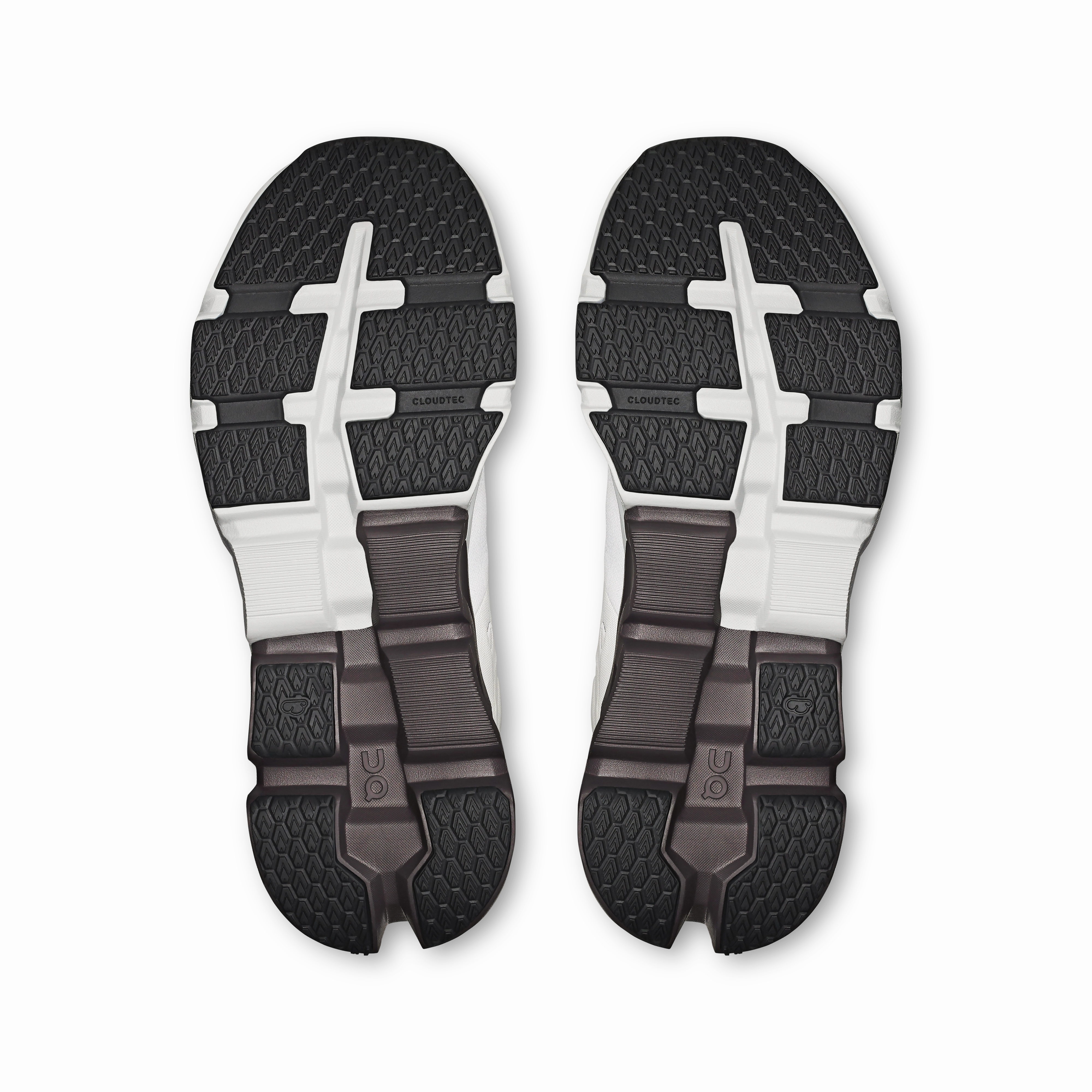 Zero Drop Platform On Running Men's Cloudflyer 5 Shoes - White / Pebble