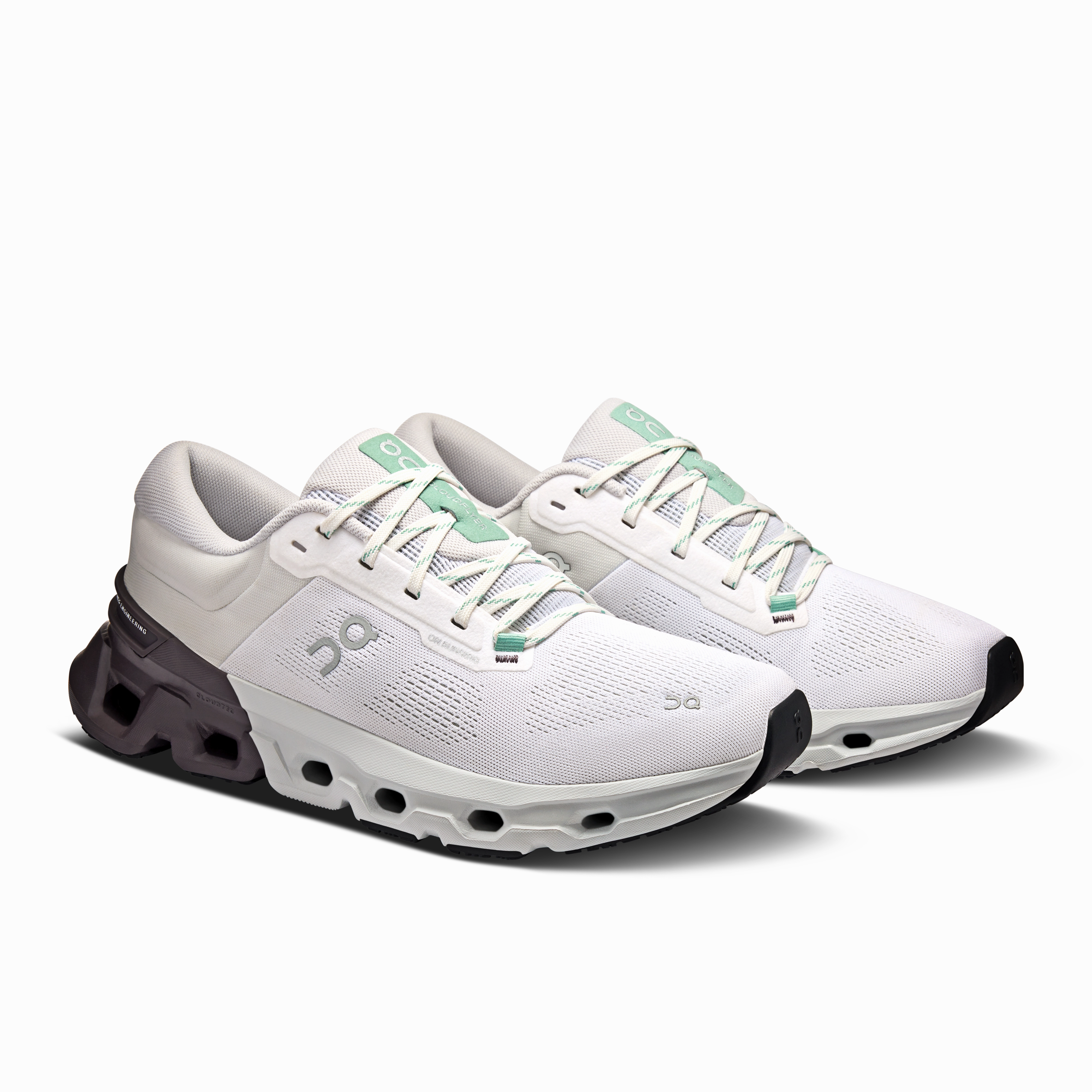 On Running Men's Cloudflyer 5 Shoes - White / Pebble running in dry tracks shoes