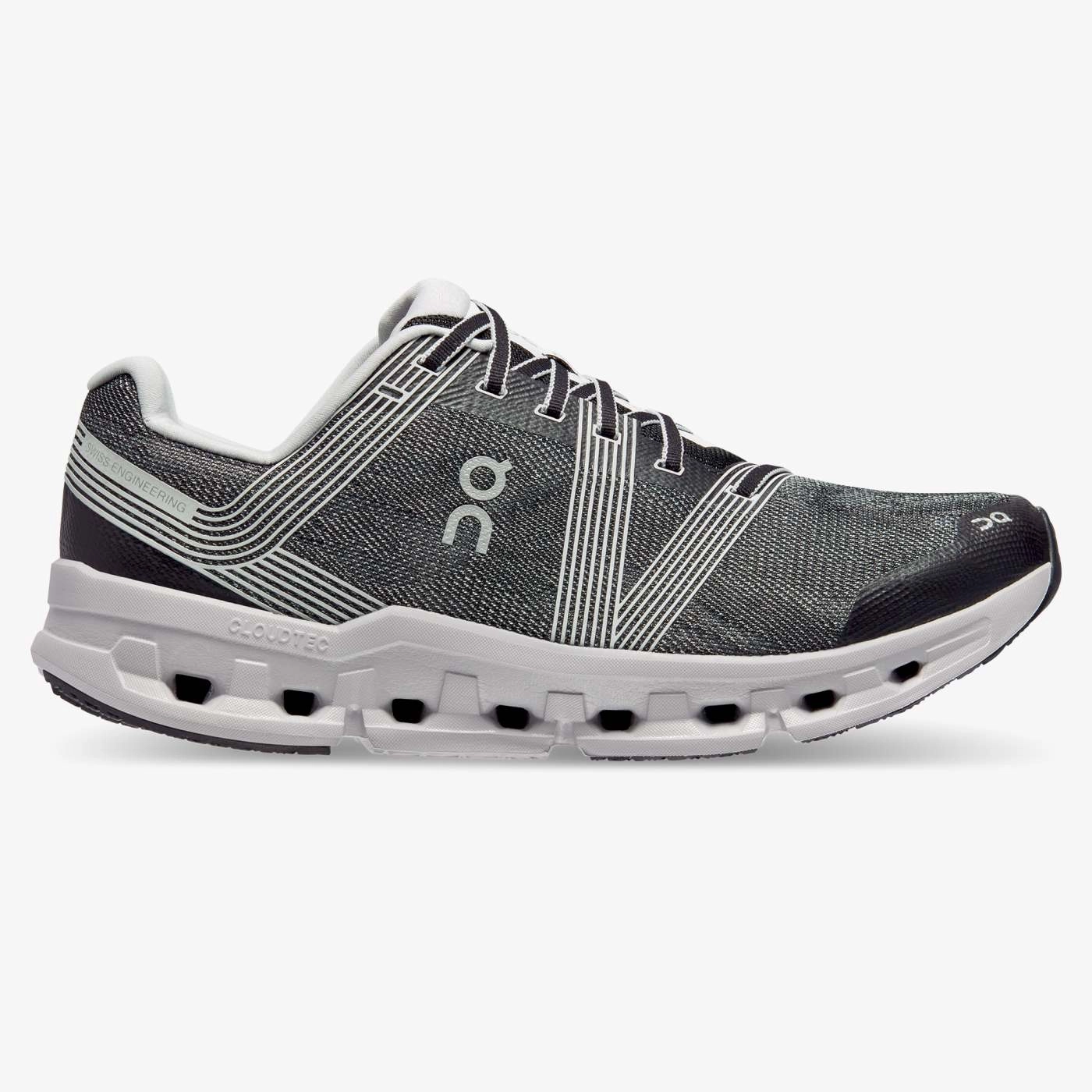 Lateral Stabilizers On Running Men's Cloudgo Shoes - Black / Glacier