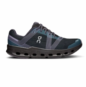 On Running Men's Cloudgo Shoes - Storm / Magnet running in snowy weather