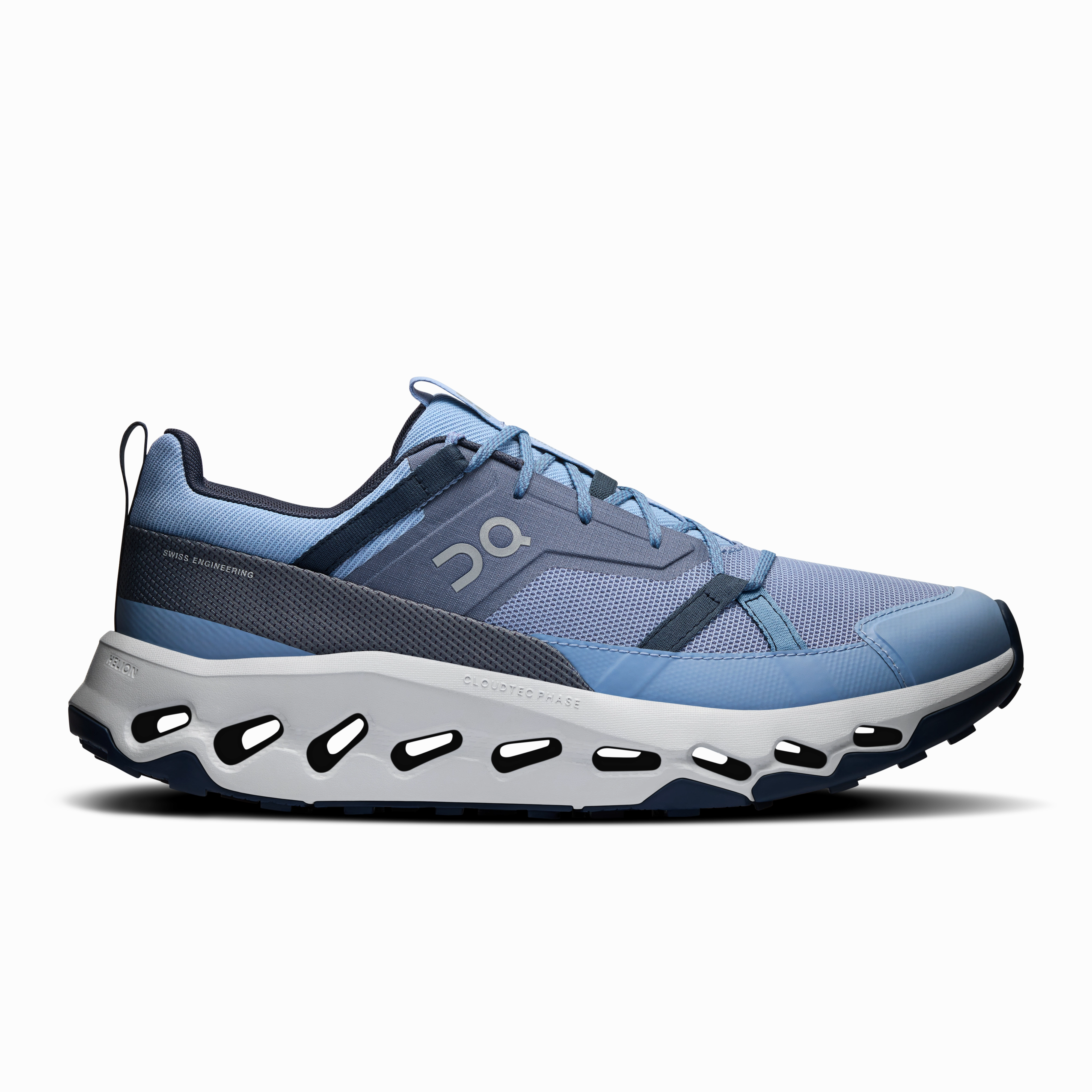 On Running Men's Cloudhorizon Shoes - Chambray / Arctic Cushioned Landing Kinetic Flex Grooves