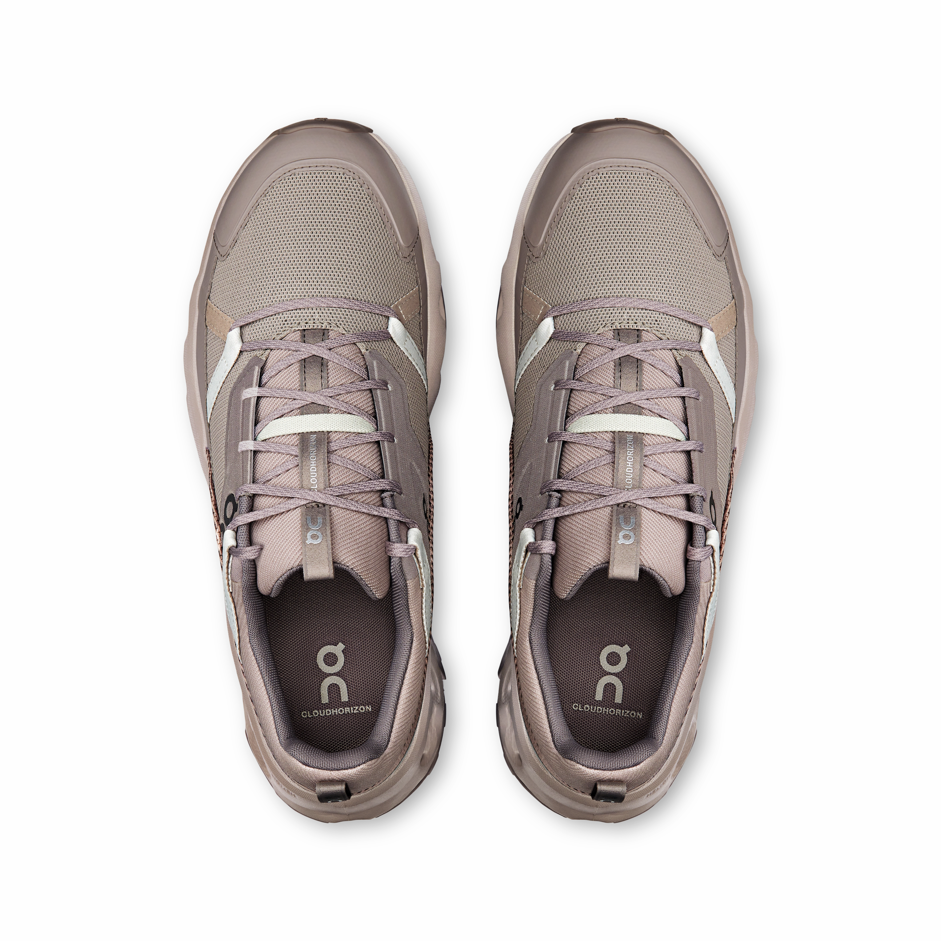 On Running Men's Cloudhorizon Shoes - Fog / Desert sports competition running gear