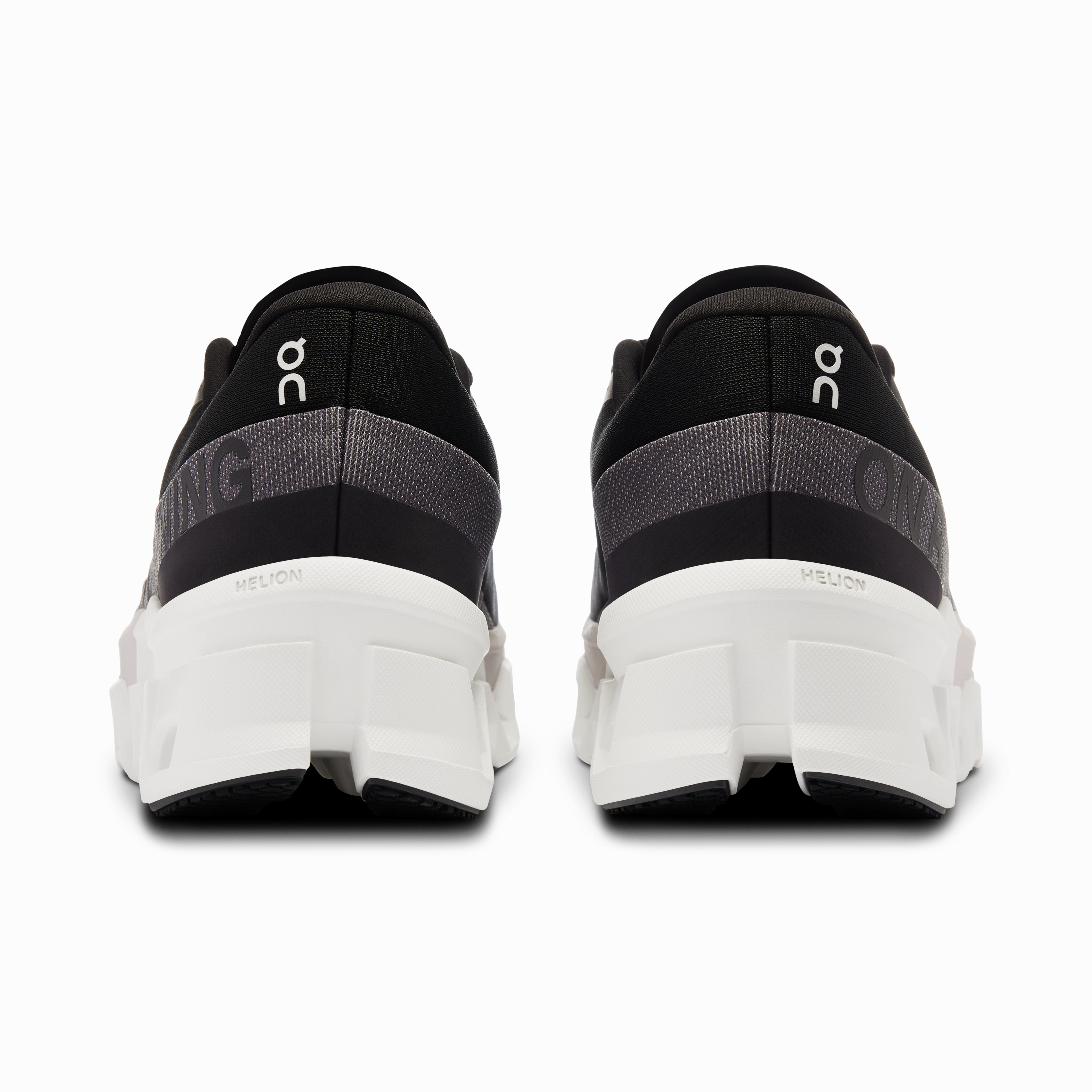 3D Layered Cushioning globally - sourced On Running Men's Cloudmonster 2 Shoes - Black / Frost