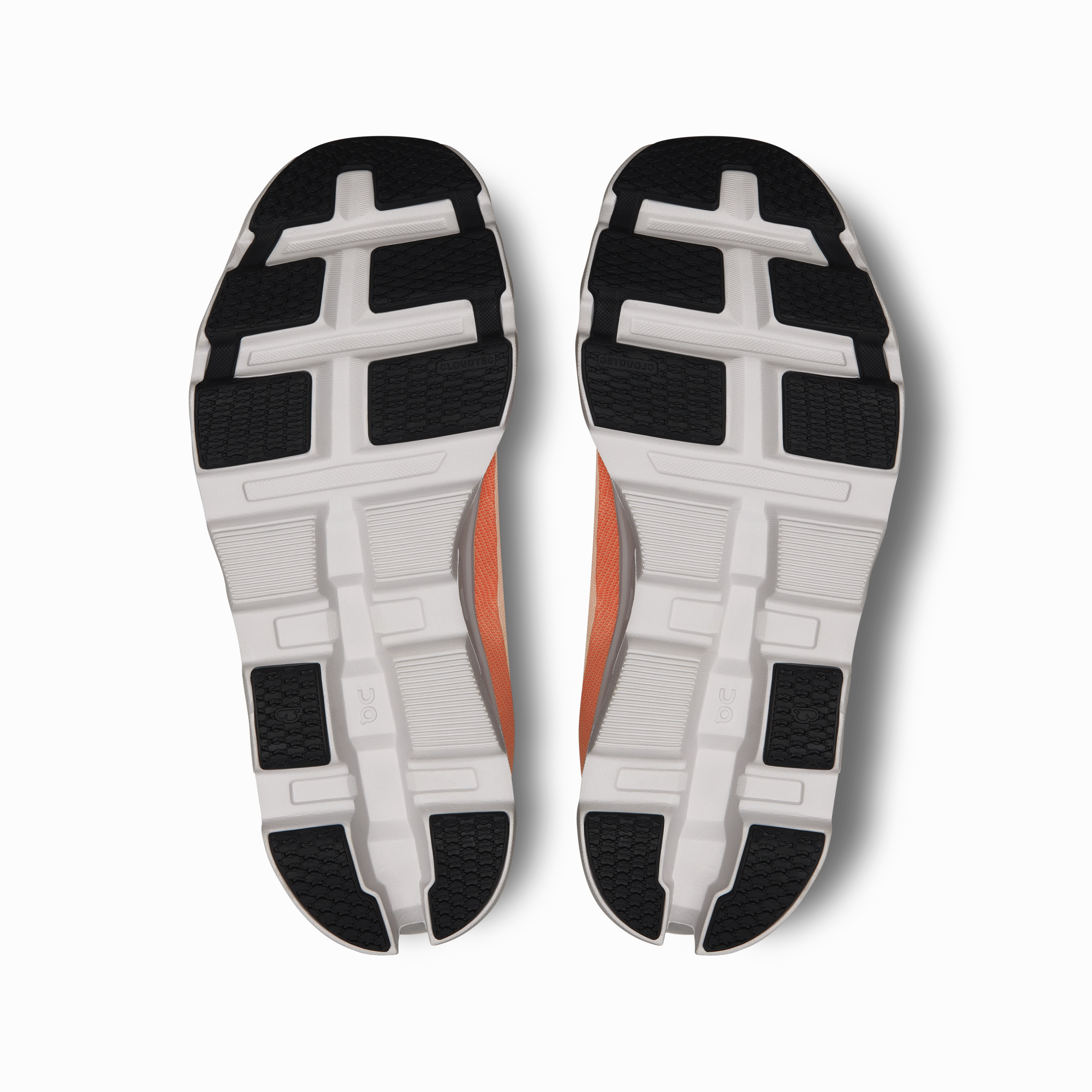 On Running Men's Cloudmonster 2 Shoes - Undyed / Flame Hyper Compression