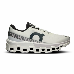 On Running Men's Cloudmonster 2 Shoes - Undyed / Frost country roads Tensile Web Structure