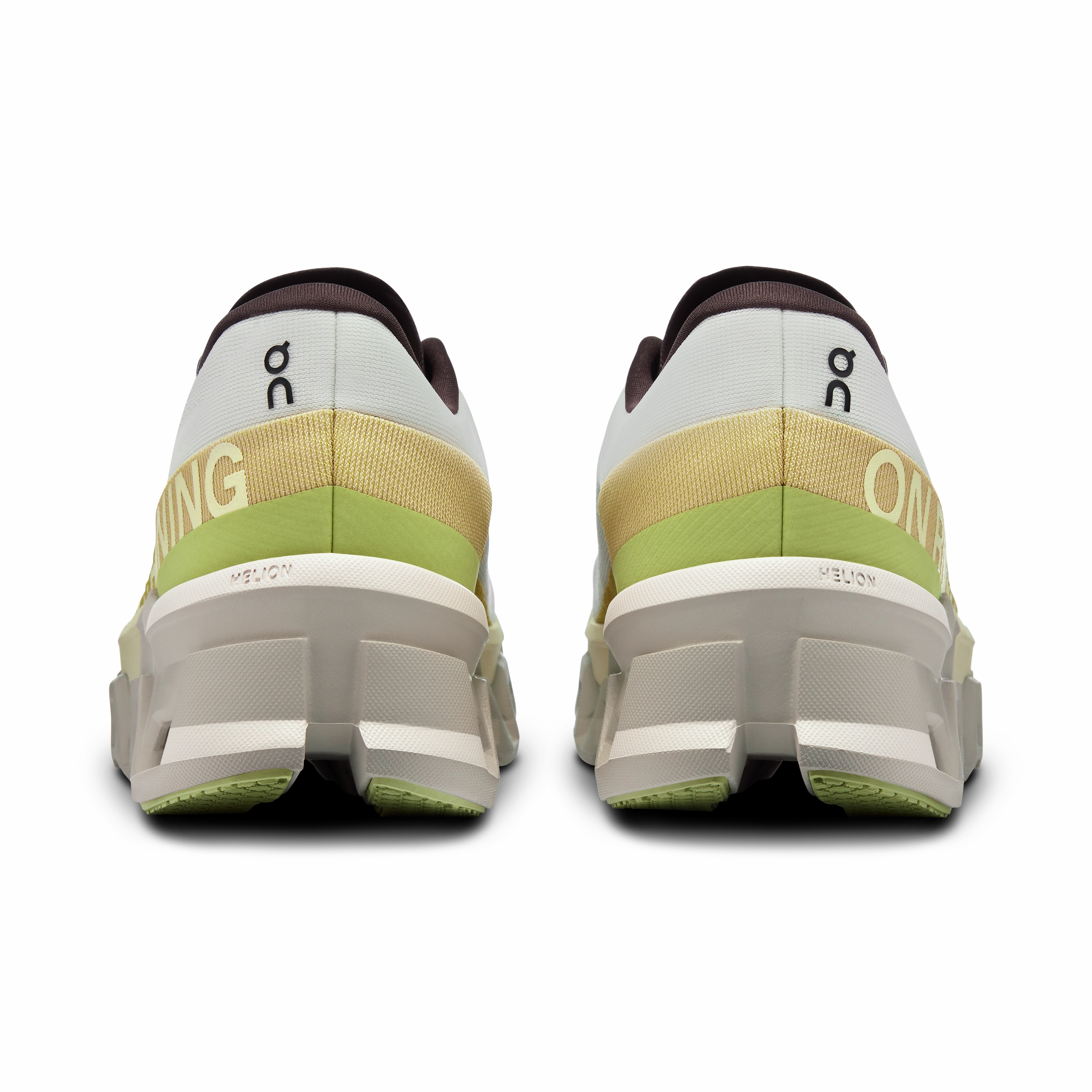 for men On Running Men's Cloudmonster 2 Shoes - Undyed / Zest