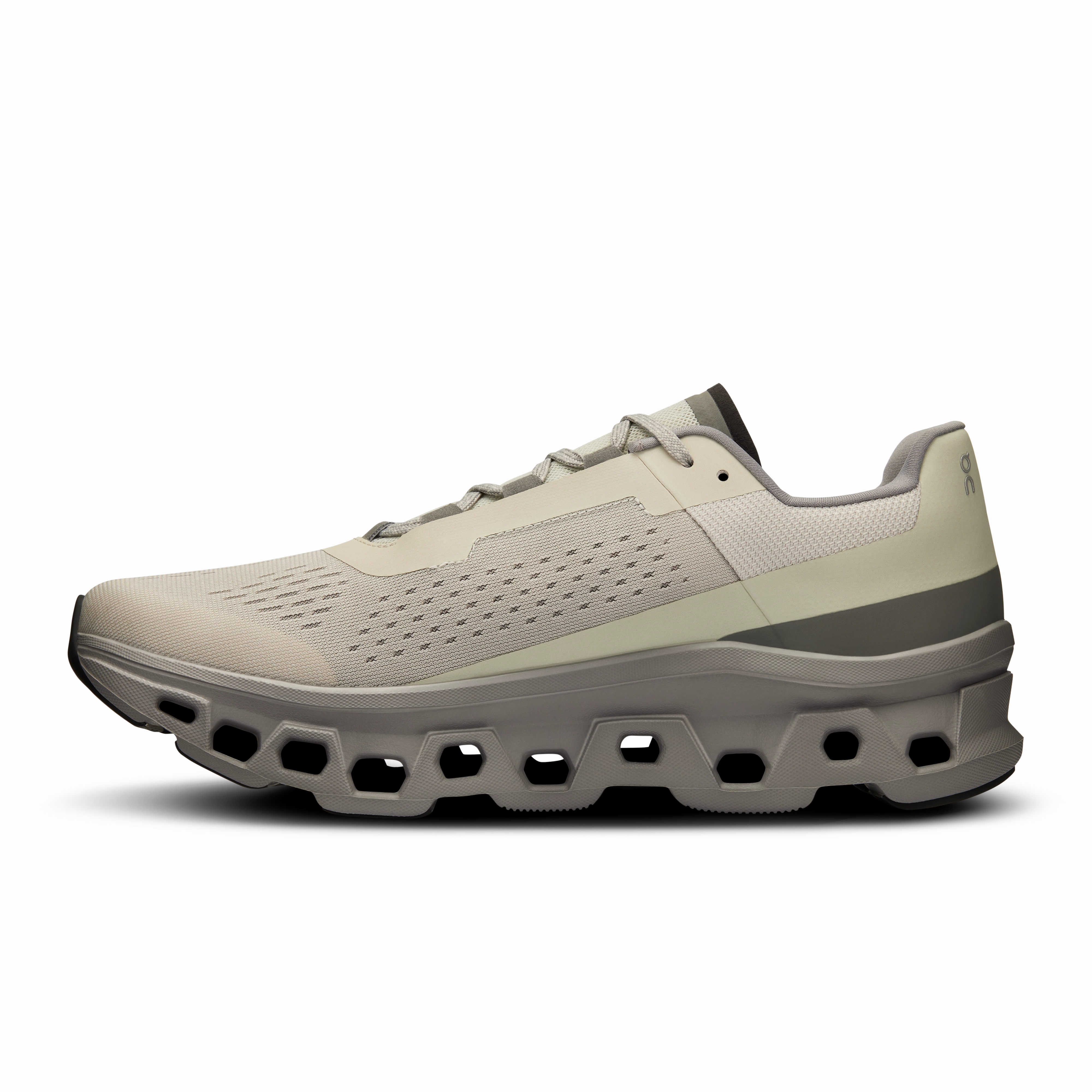 On Running Men's Cloudmonster Shoes - Ice / Alloy long - distance runner shoes