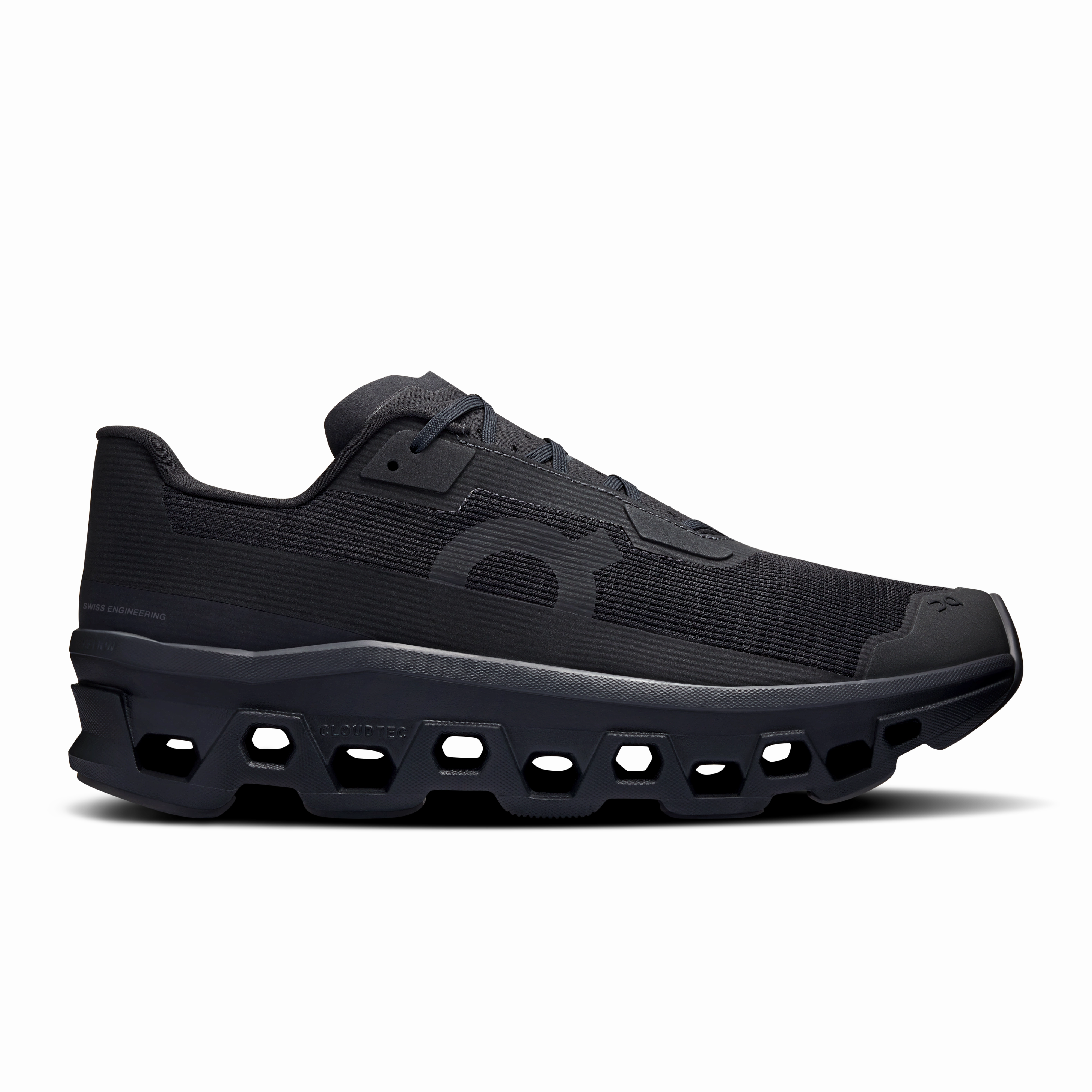 Happiness Impact Resistant Heel Counter On Running Men's Cloudmonster Void Shoes - Black / Black