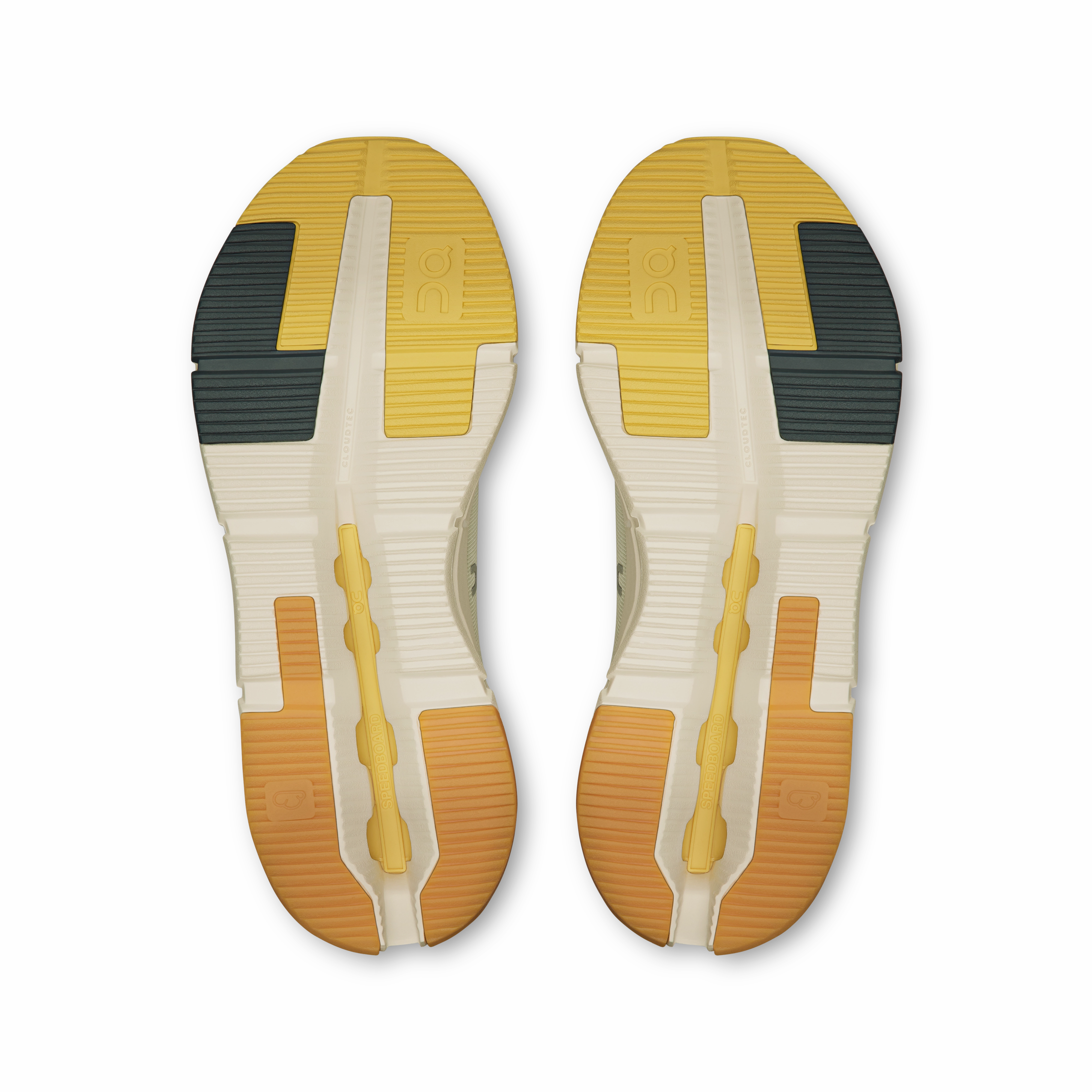 Reinforced Heel Support On Running Men's Cloudnova Form 2 Shoes - Ghost / Lense