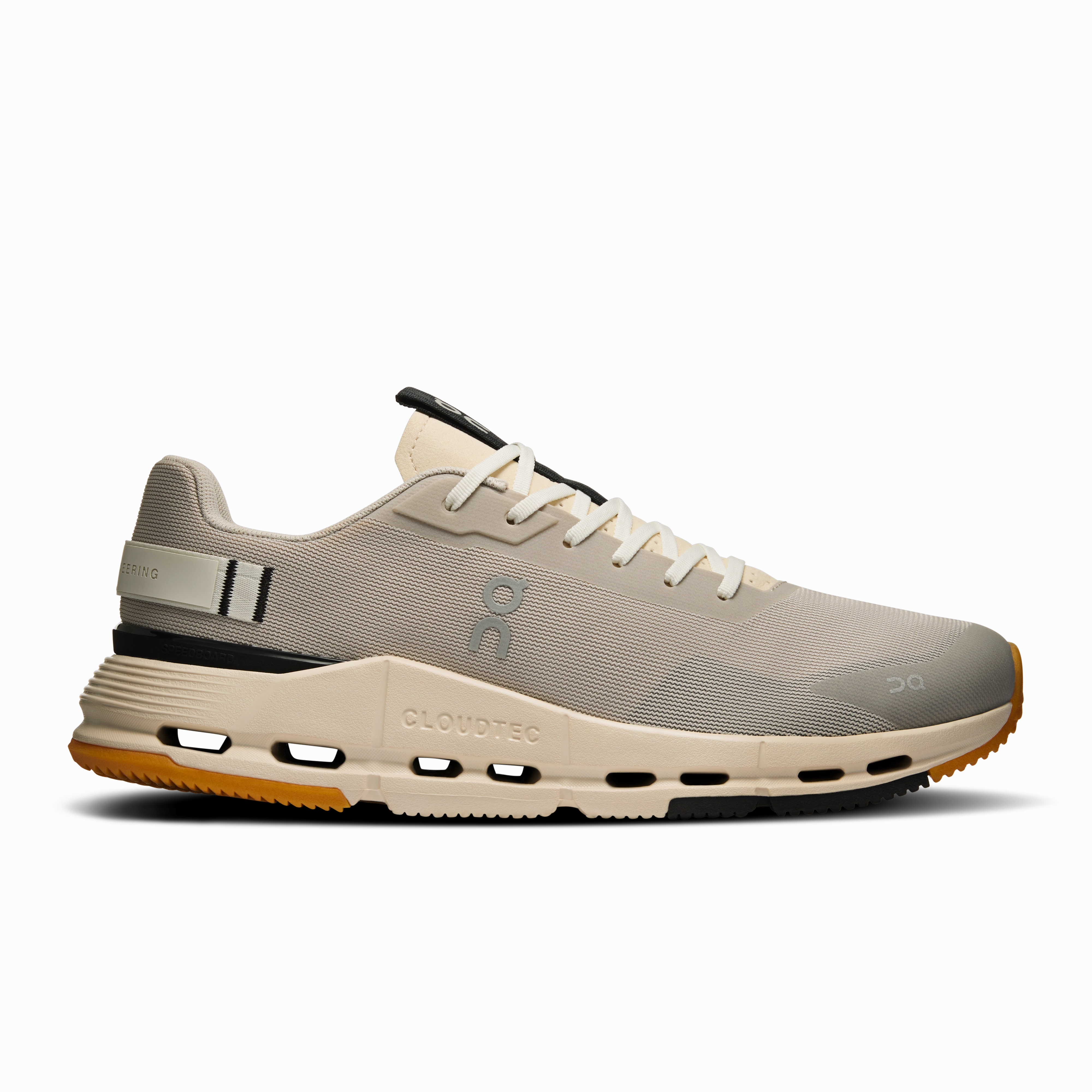 On Running Men's Cloudnova Form 2 Shoes - Truffle / Dew Rubber Outsole Scalable