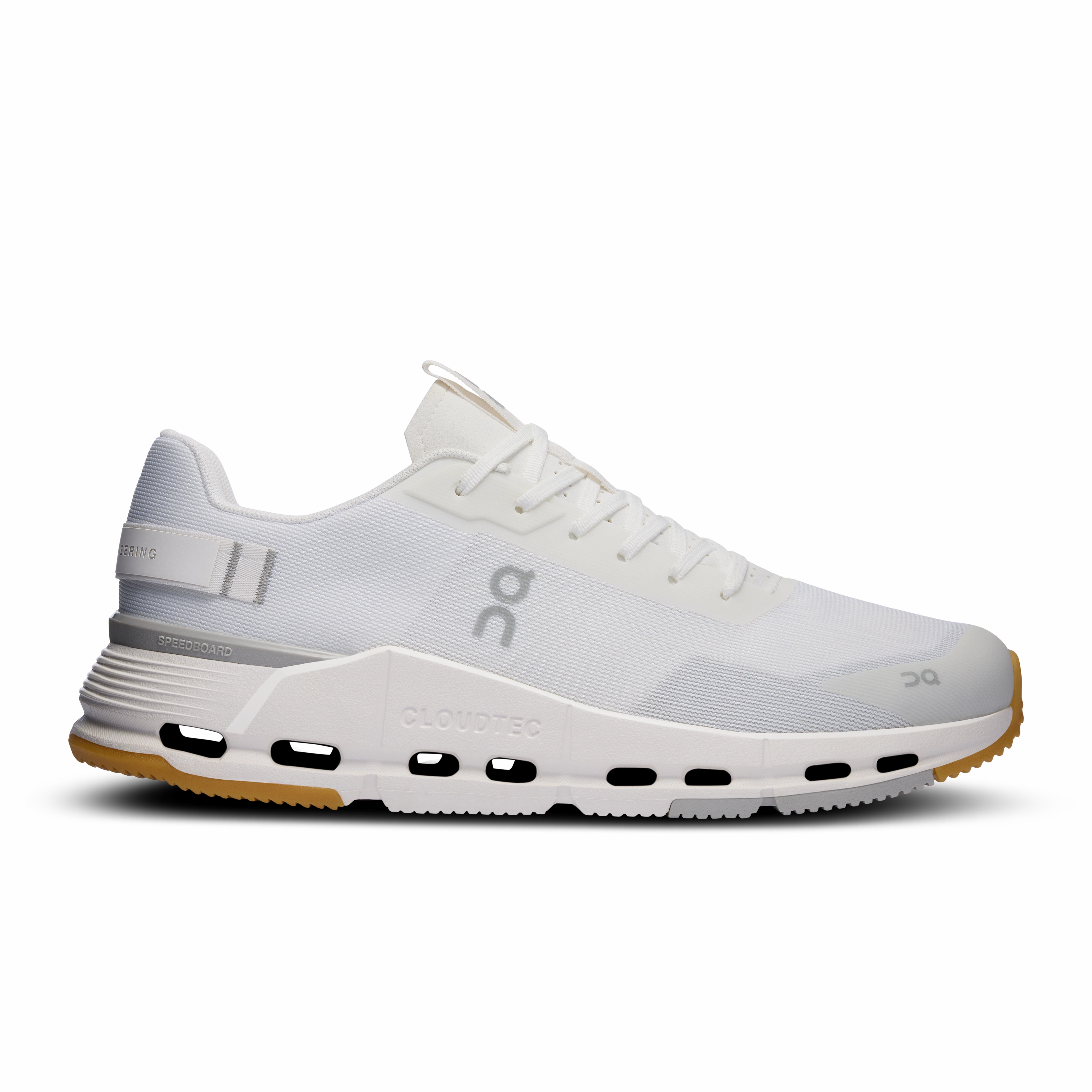 On Running Men's Cloudnova Form 2 Shoes - White / Ivory running for a change of scenery