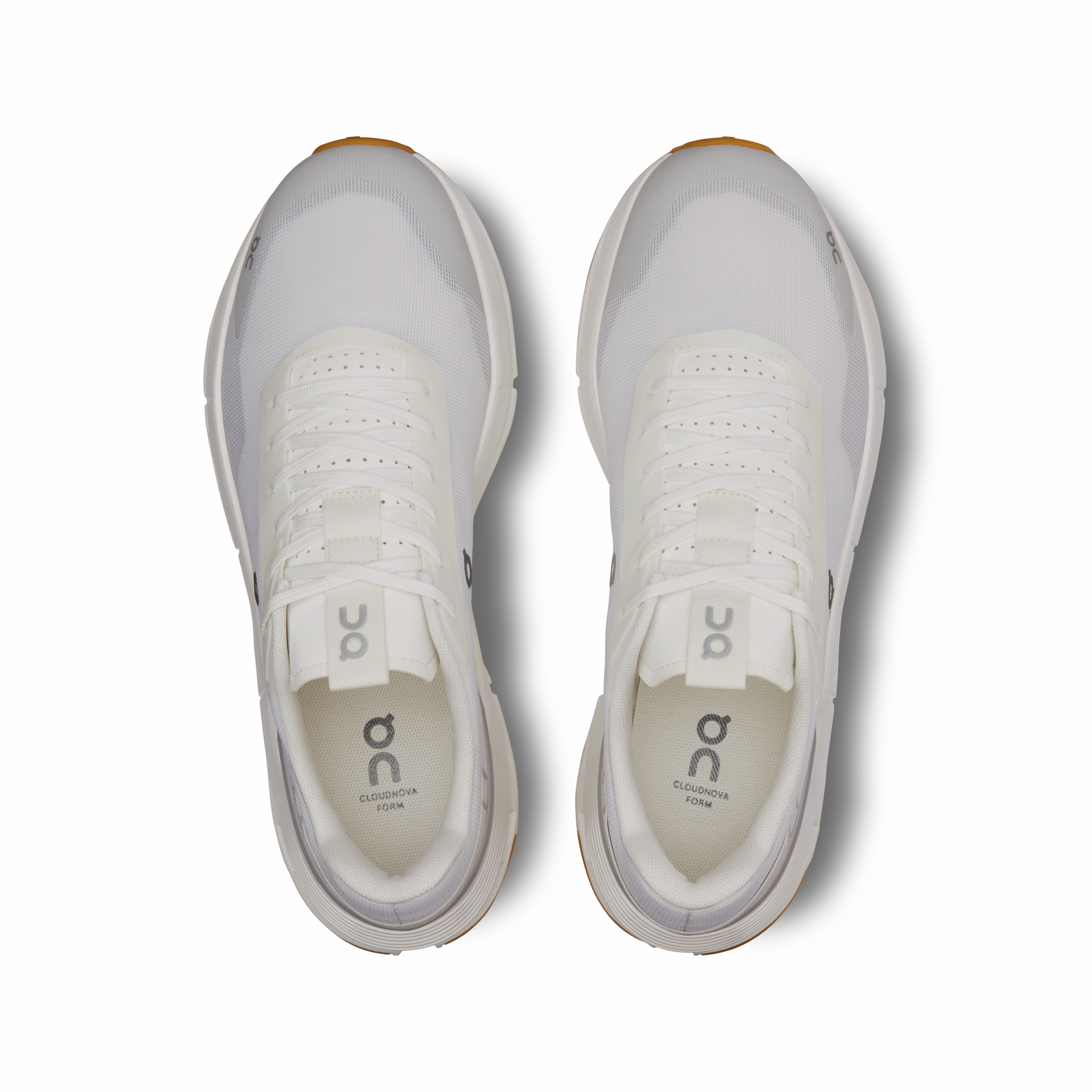 Walking Friendly Supportive Midfoot On Running Men's Cloudnova Form 2 Shoes - White / Ivory